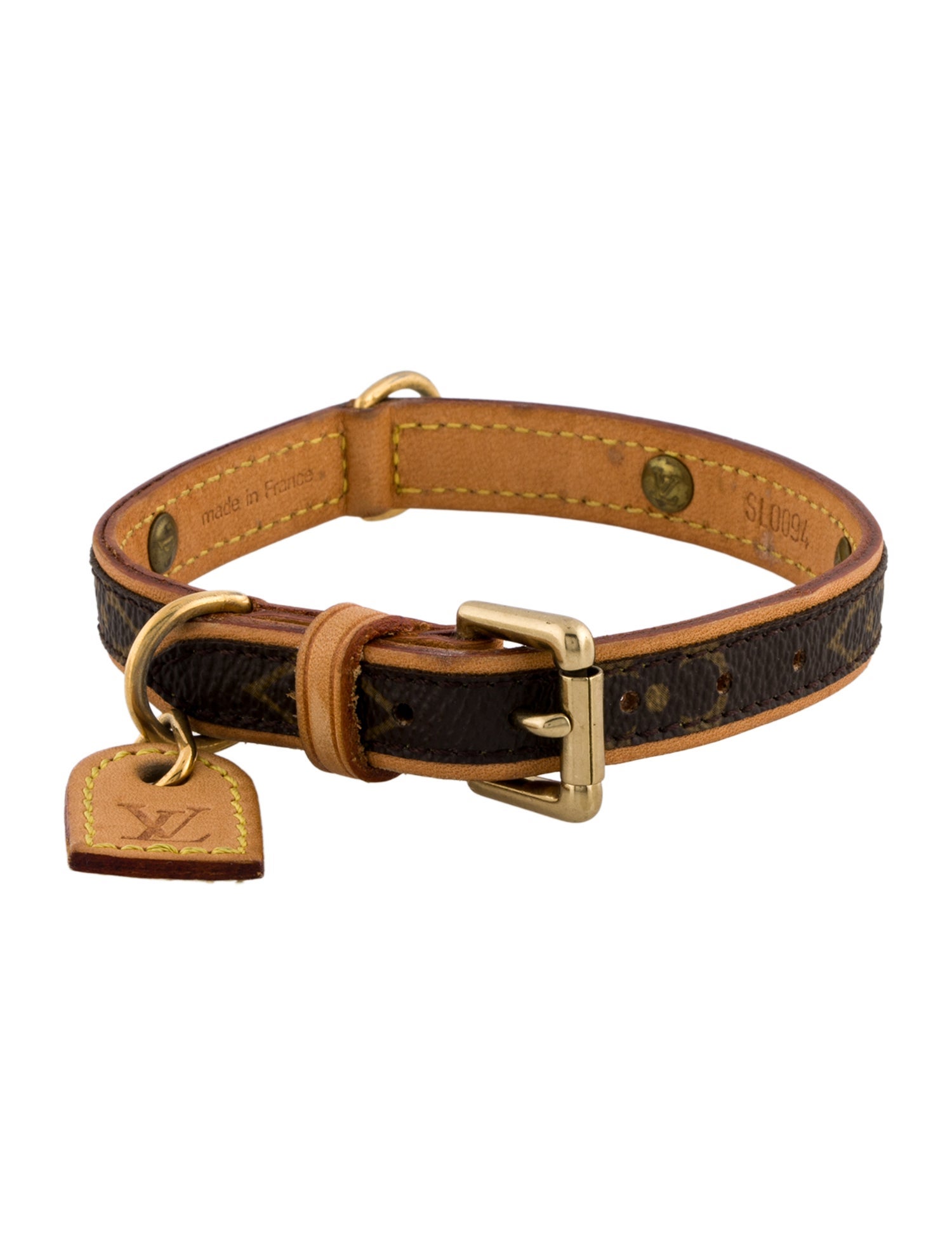 Louis Vuitton Monogram Baxter PM Dog Collar