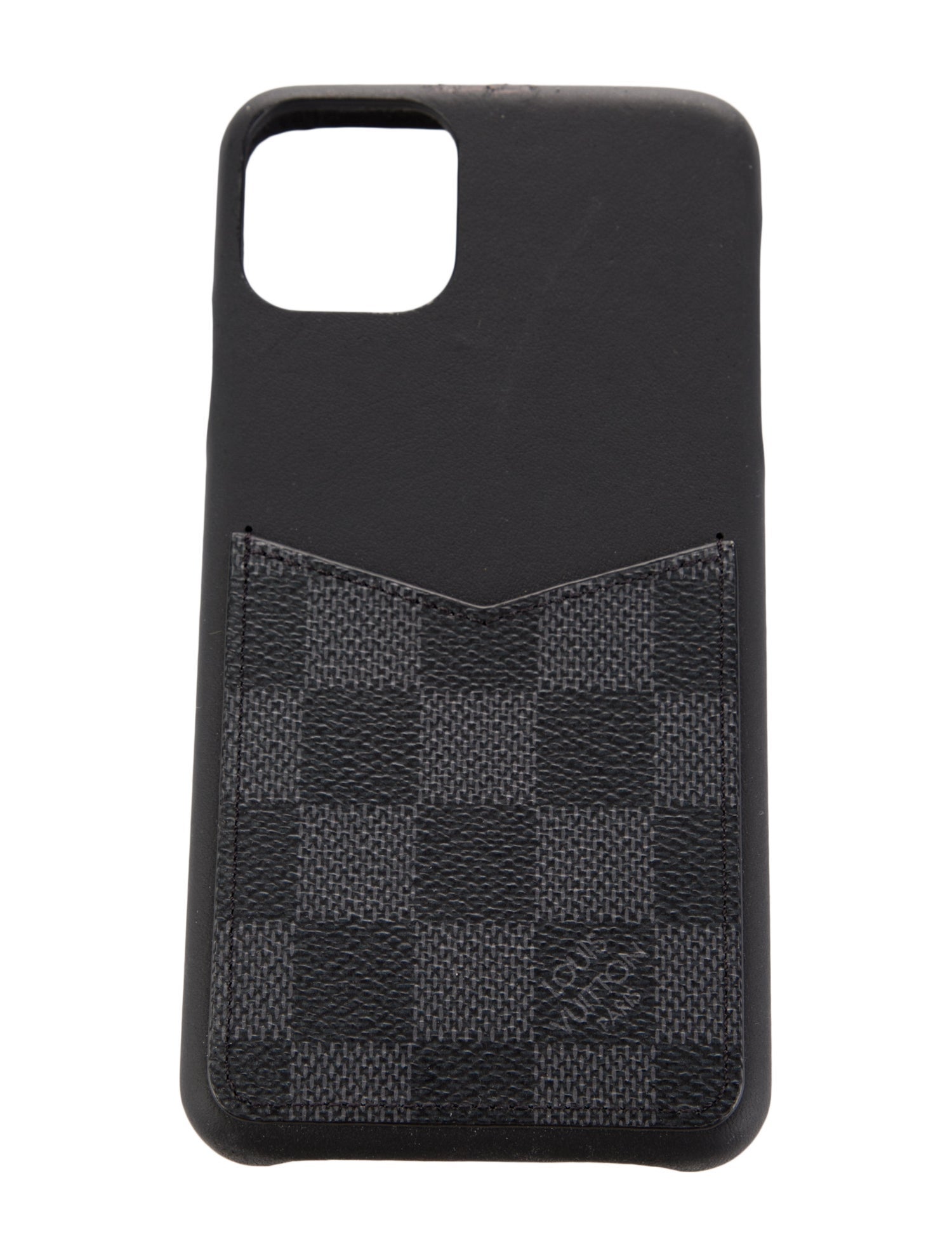 Louis Vuitton Leather iPhone 11 Pro Case with Card Holder