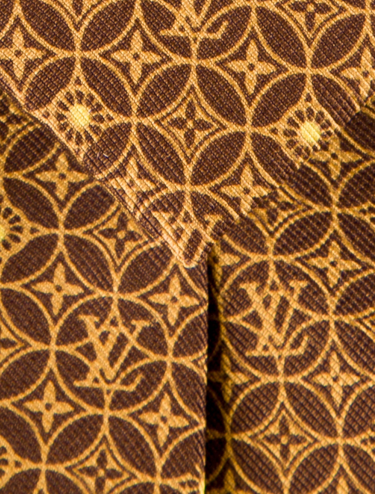 Louis Vuitton pattern print tie