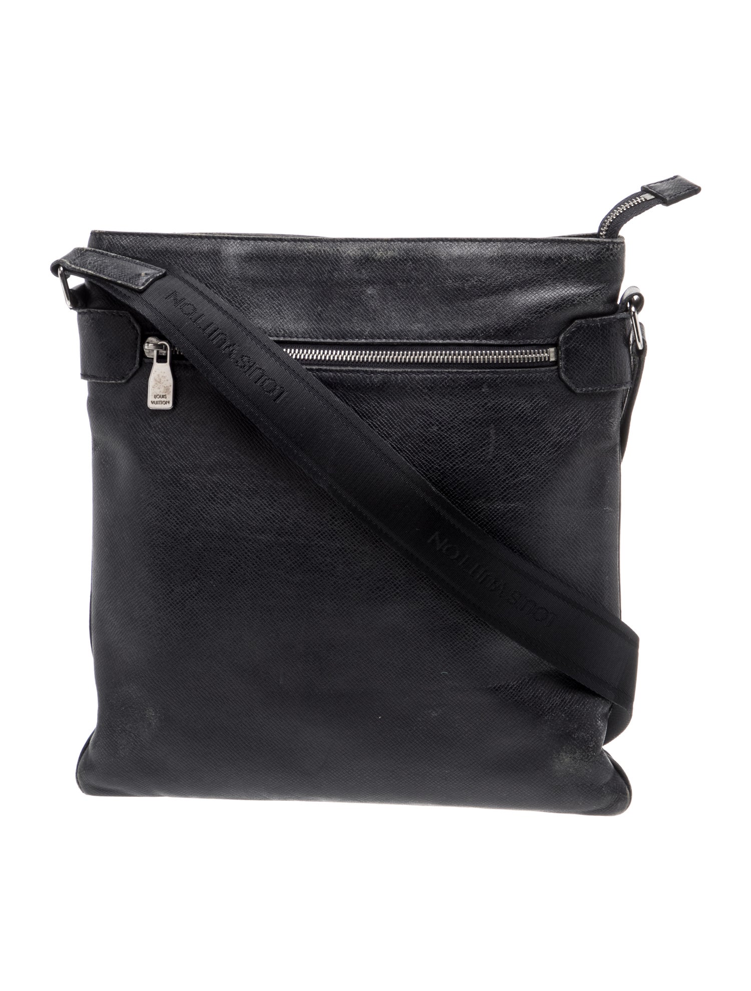 Louis Vuitton Taiga Leather Sac Plat