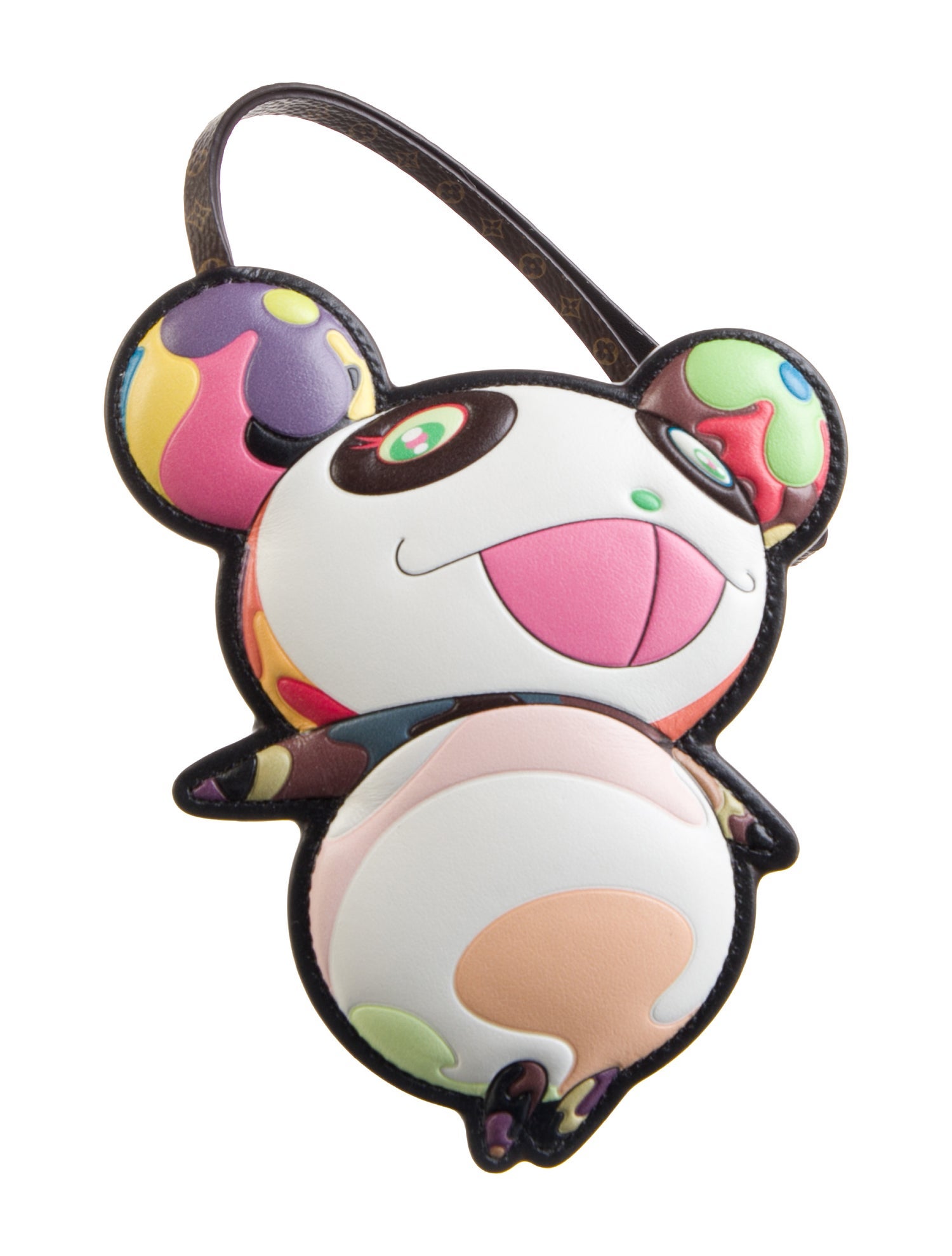 Louis Vuitton x Takashi Murakami Superflat Panda Key Holder w/Tags