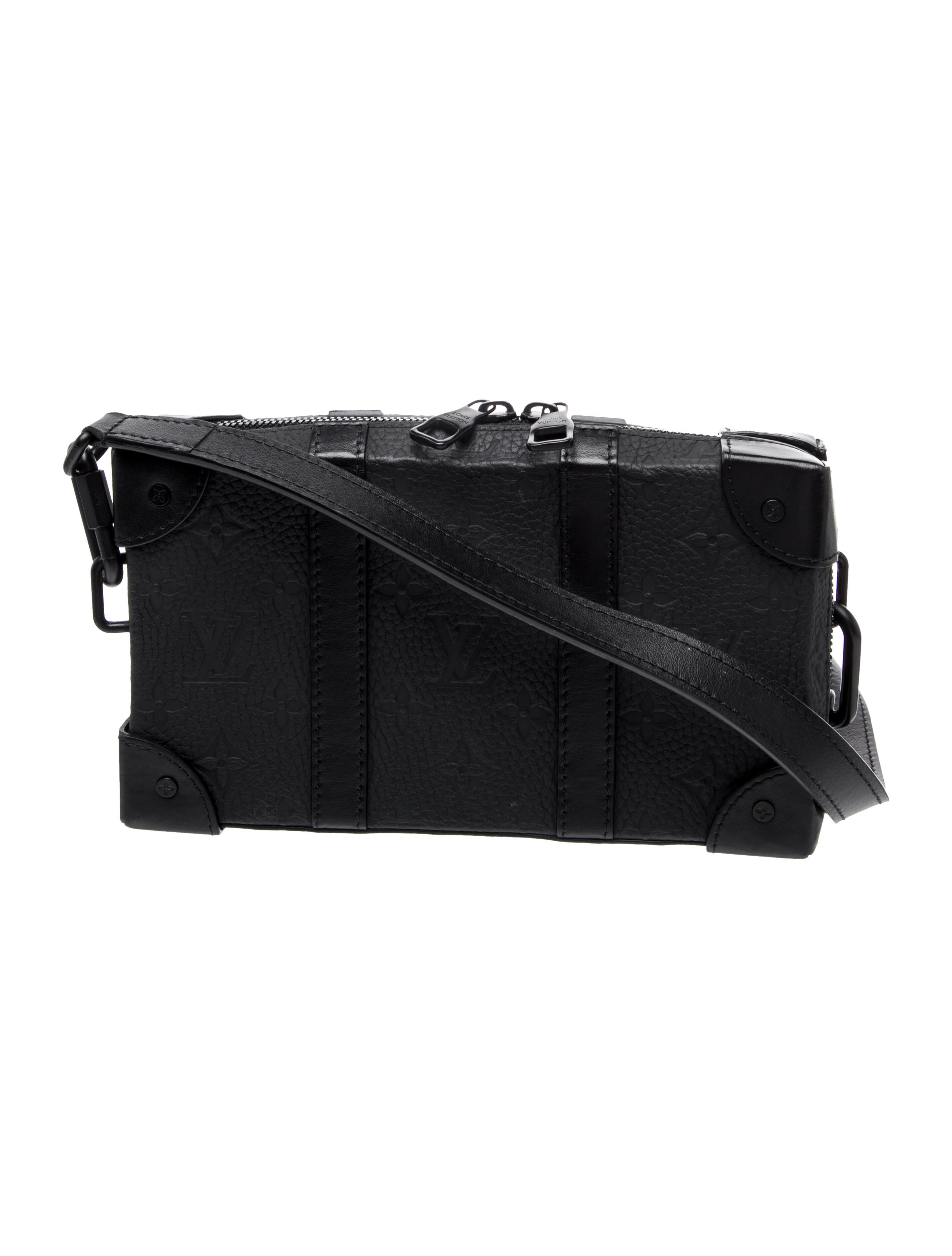 Louis Vuitton Embossed Leather Petite Malle