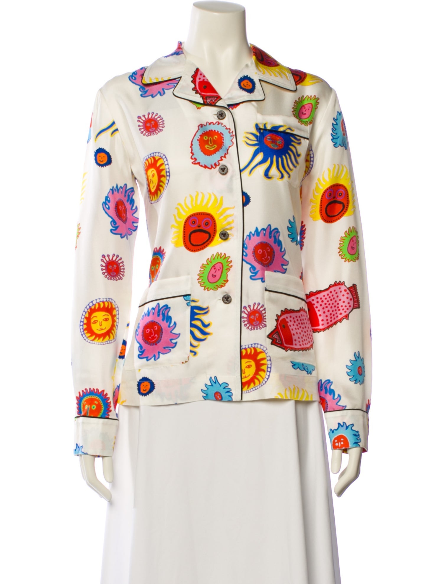 Louis Vuitton 2023 Silk Button-Up Top w/ Tags