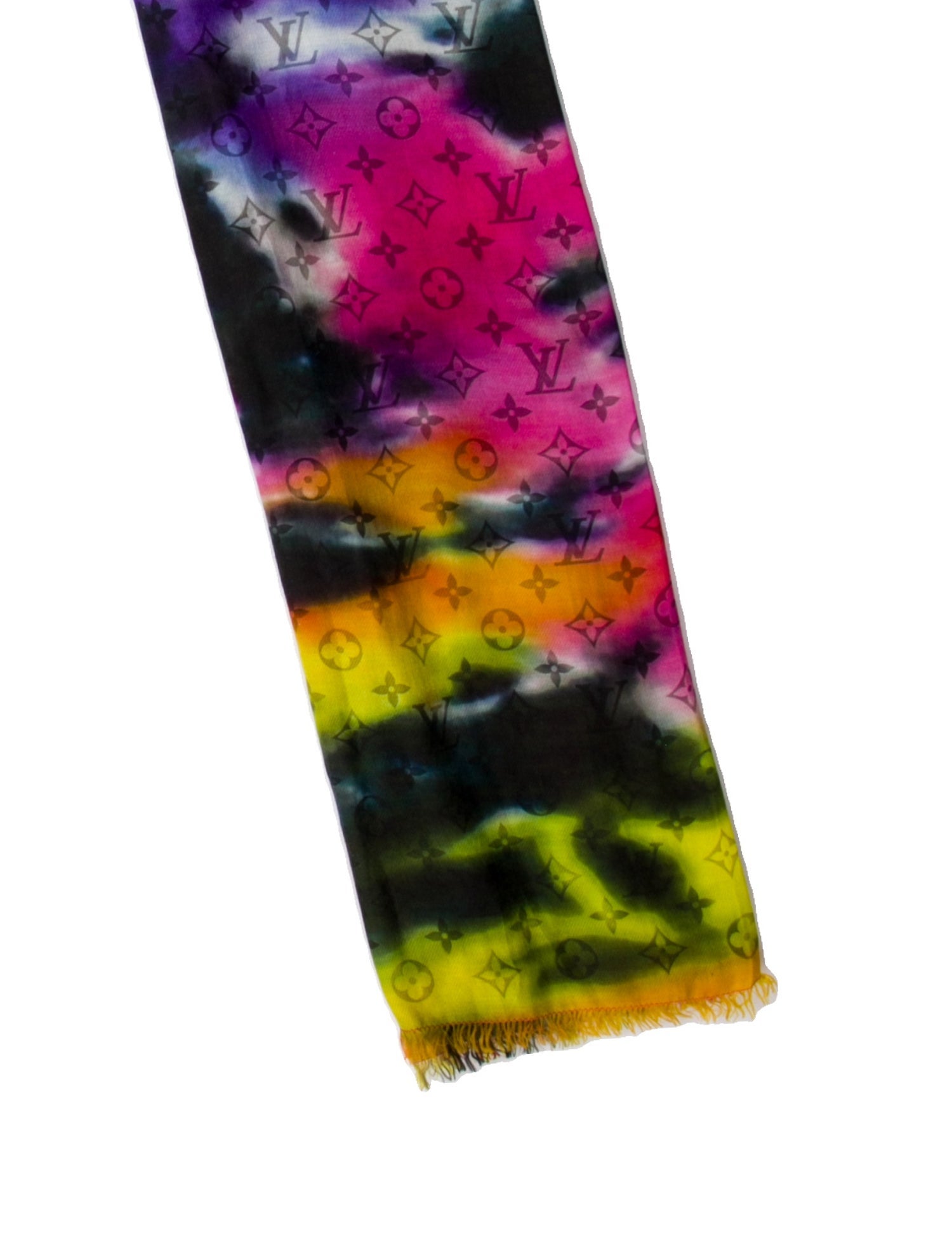 Louis Vuitton Tie Dye Monogram RGB 2018 Scarf