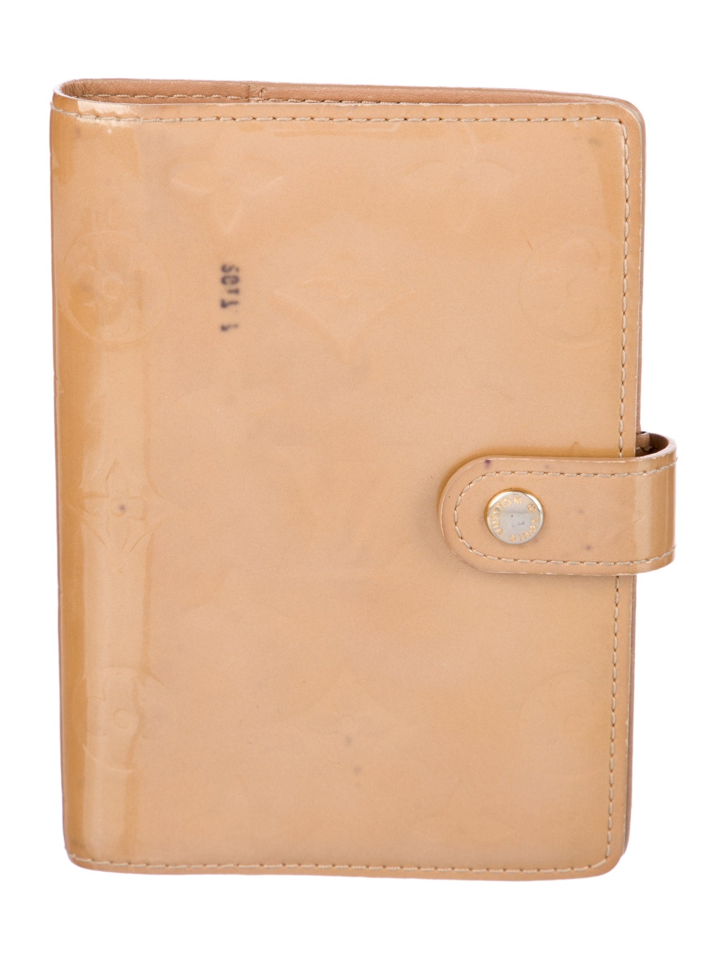 Louis Vuitton Monogram Vernis Small Ring Agenda Cover