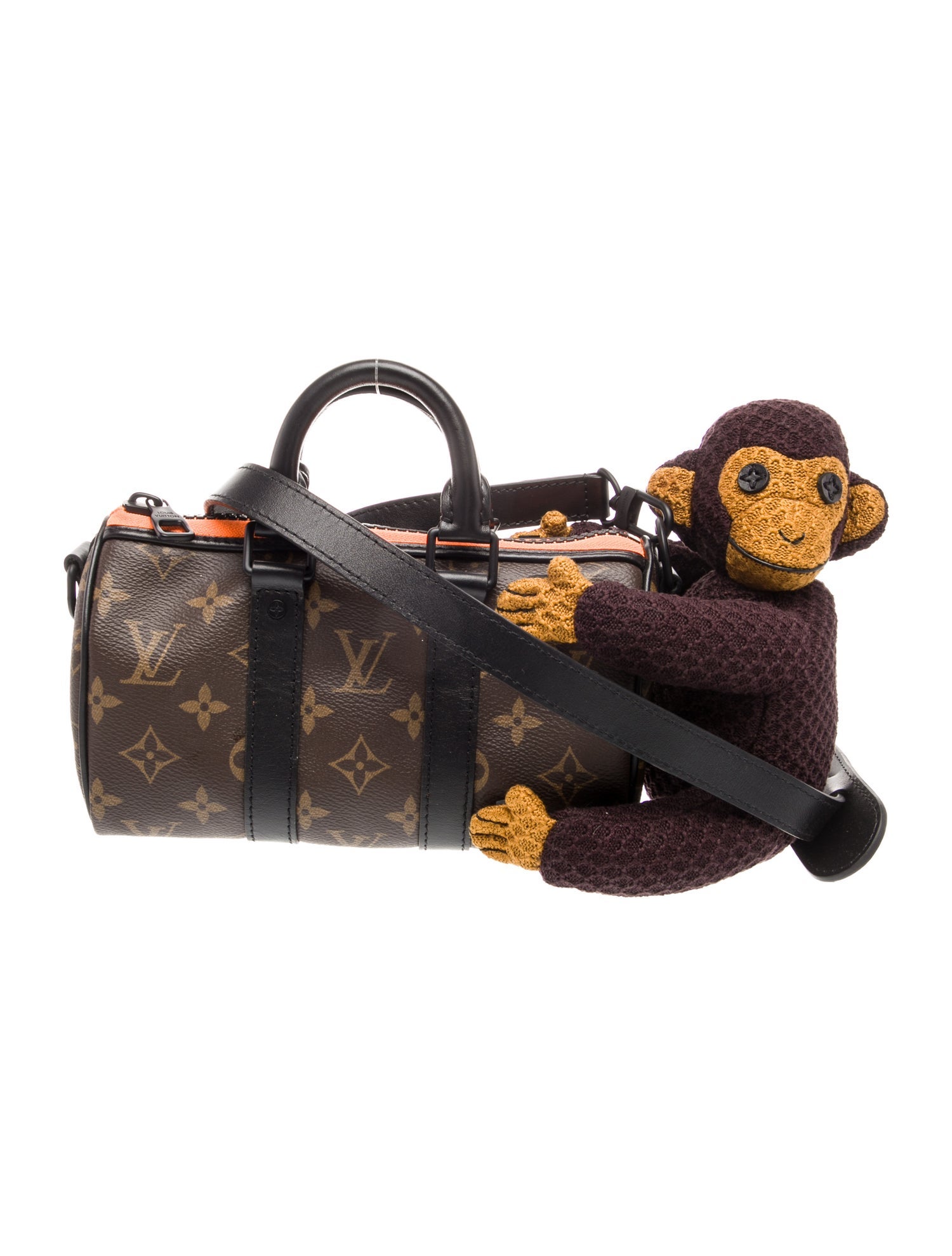 Louis Vuitton LV Monogram Monogram LV Friends Monkey Keepall XS