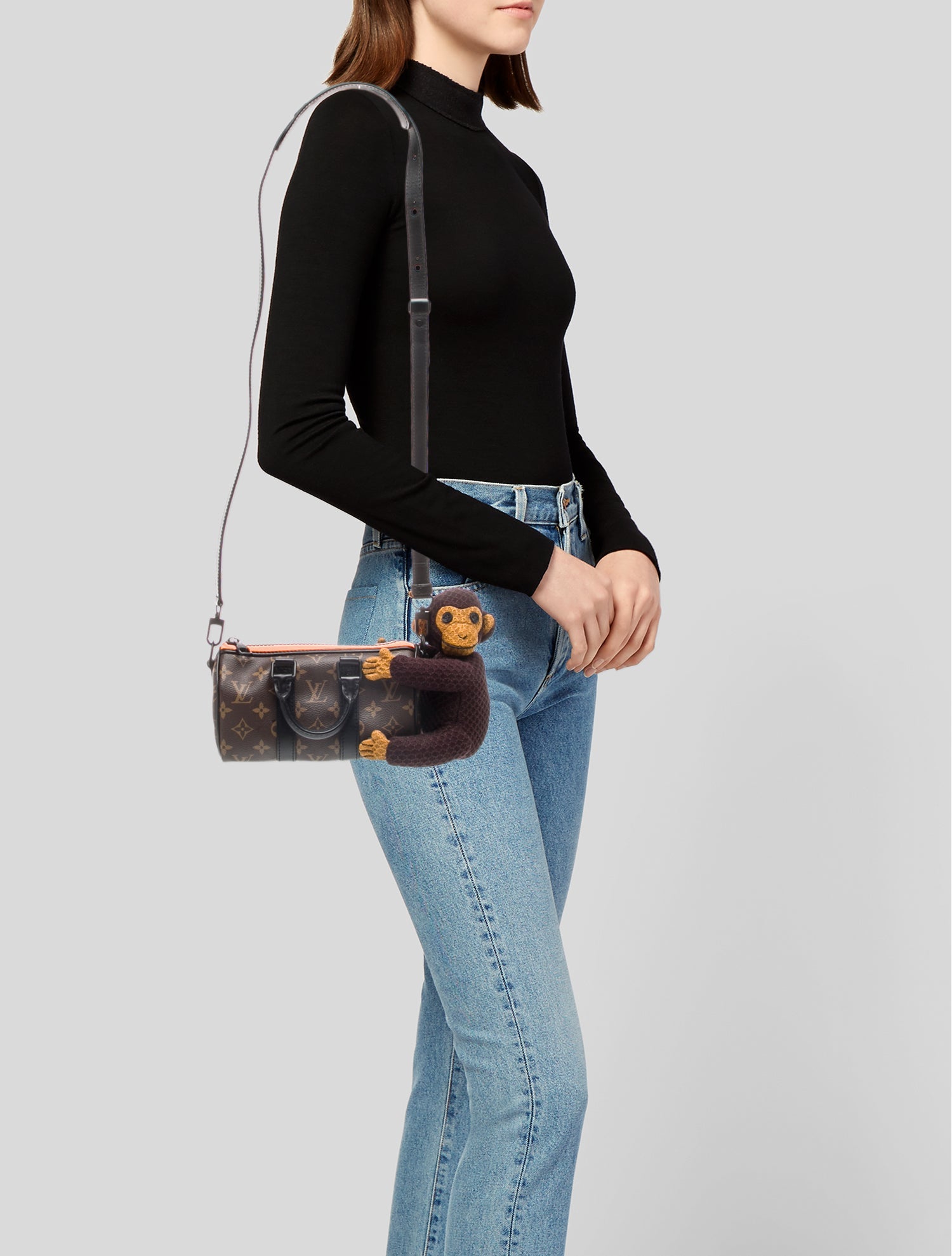 Louis Vuitton LV Monogram Monogram LV Friends Monkey Keepall XS