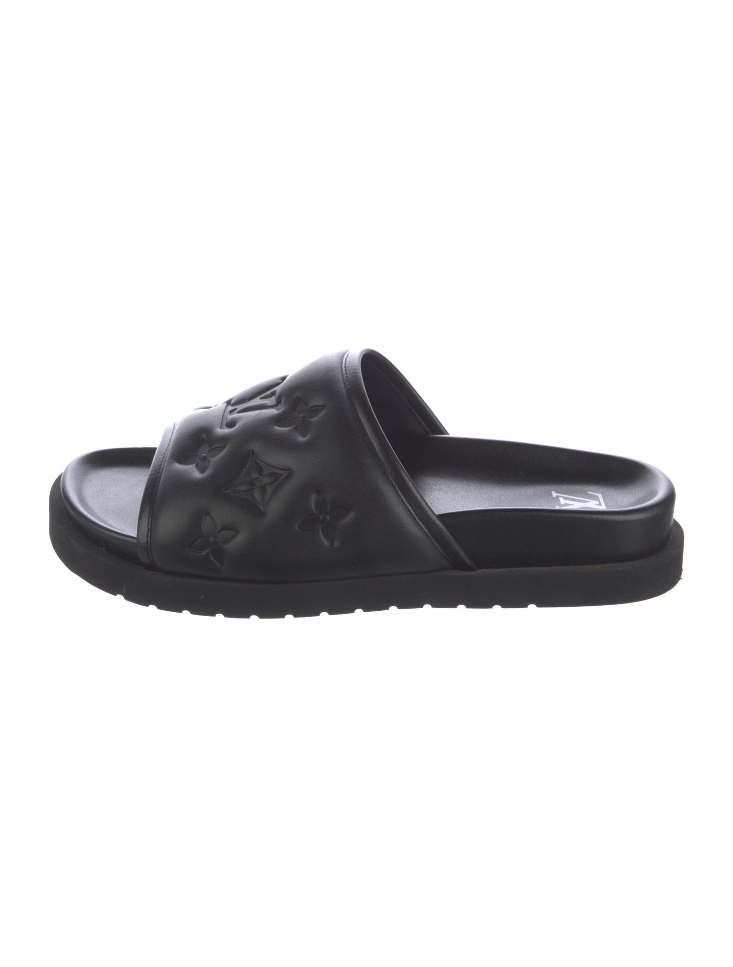 Louis Vuitton LV Monogram Rubber Slides