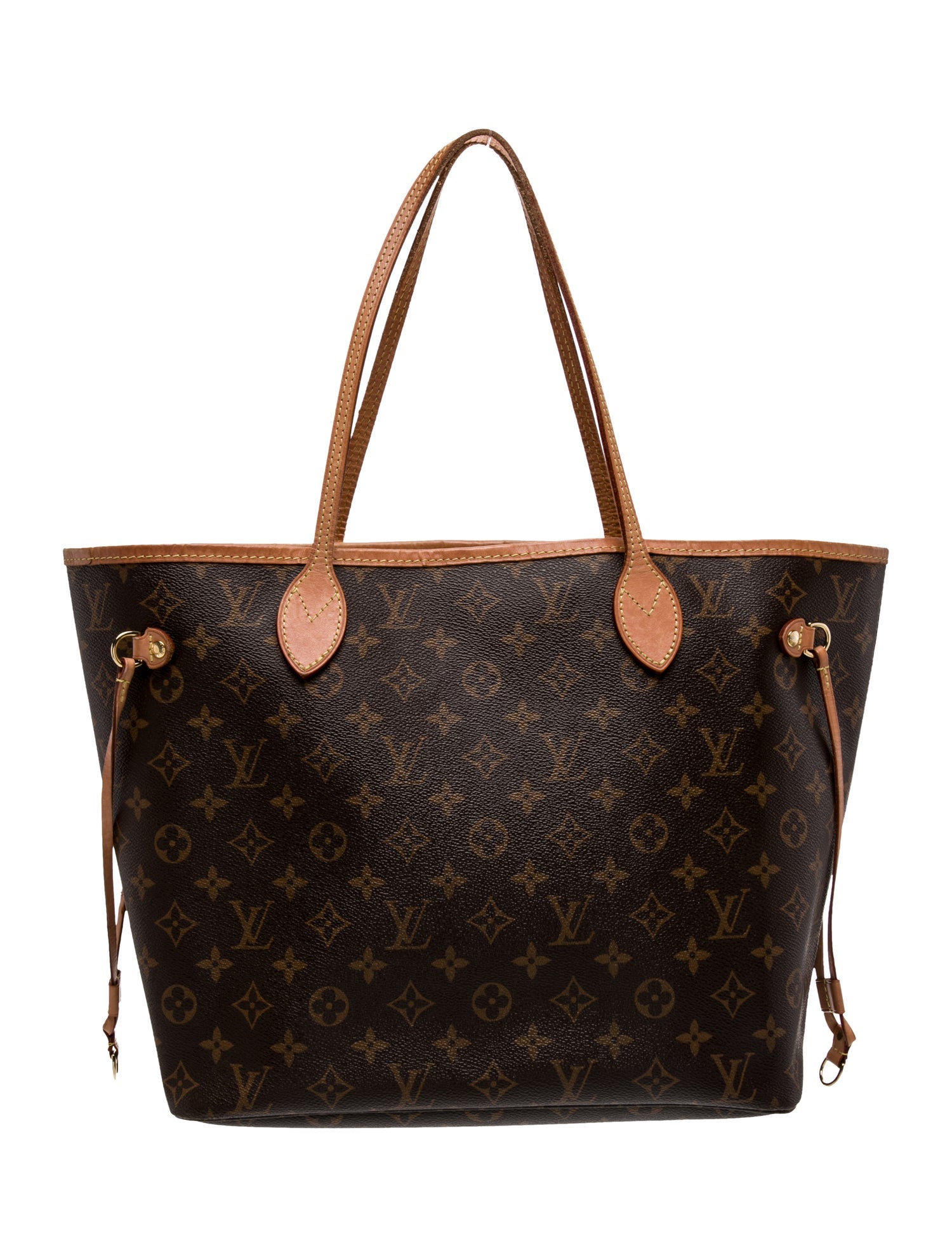 Louis Vuitton LV Monogram Neverfull w/Pouch MM