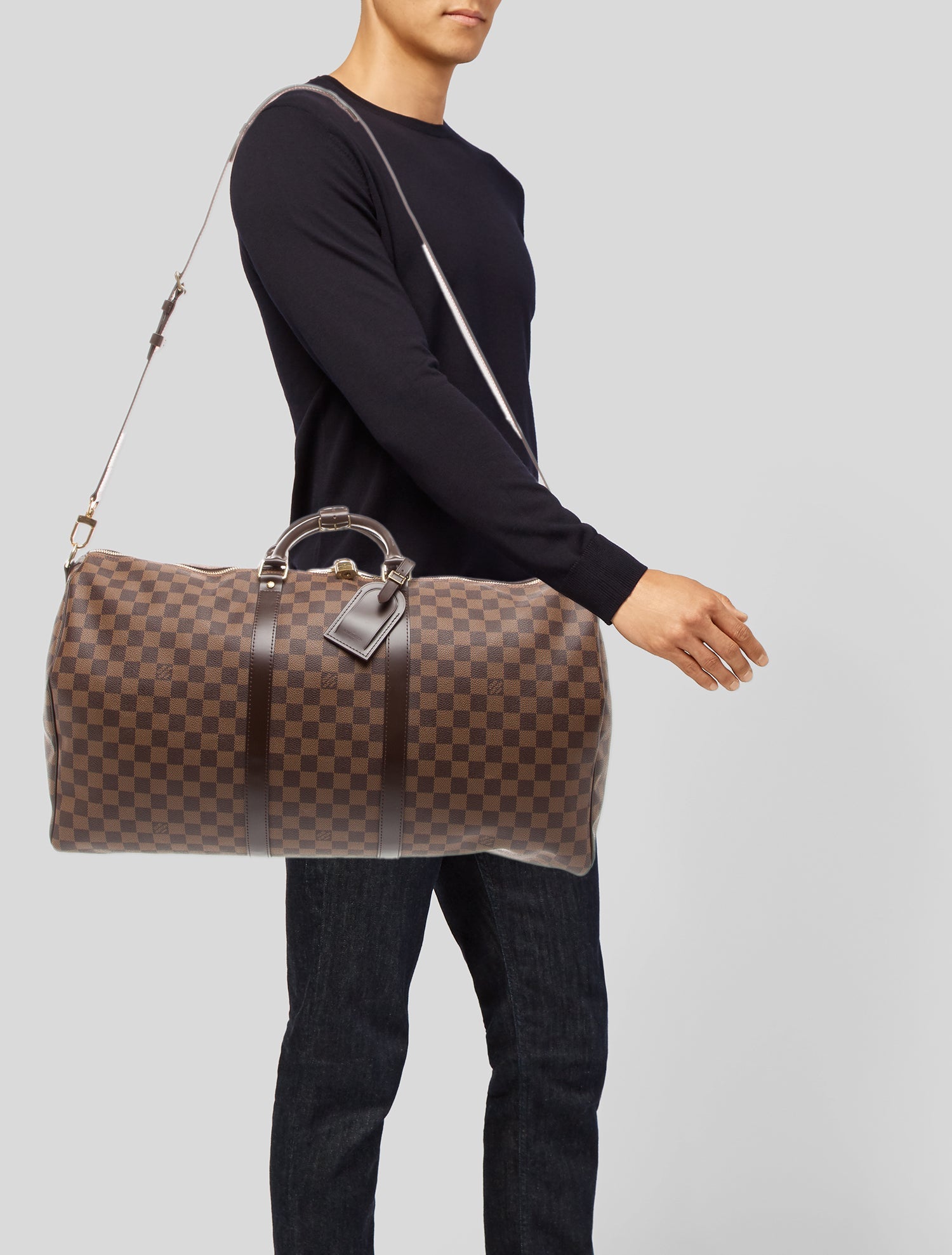 Louis Vuitton Louis Vuitton Monogram Keepall 55 Duffle Bag