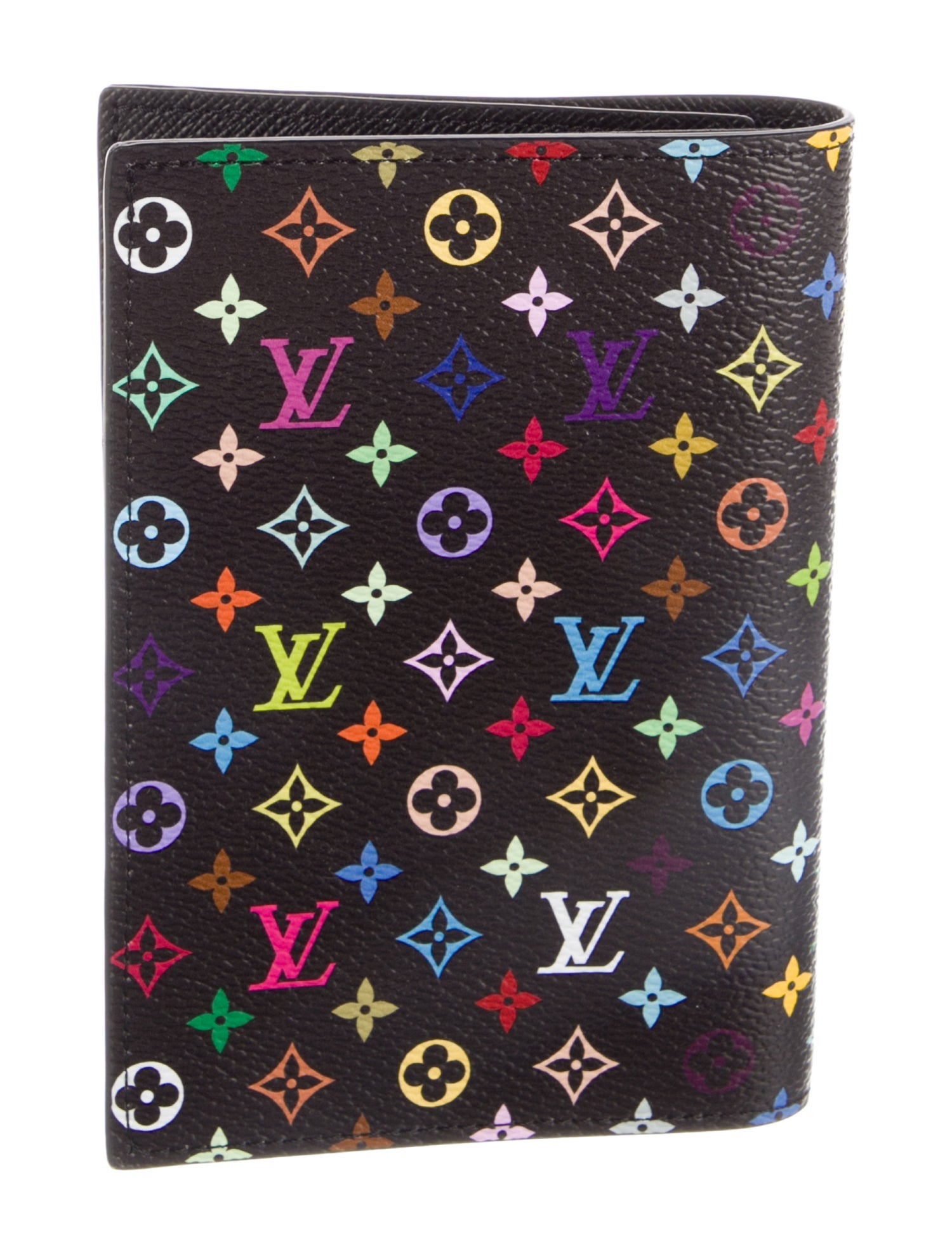 Louis Vuitton x Takashi Murakami Multicolor Monogram Passport Cover