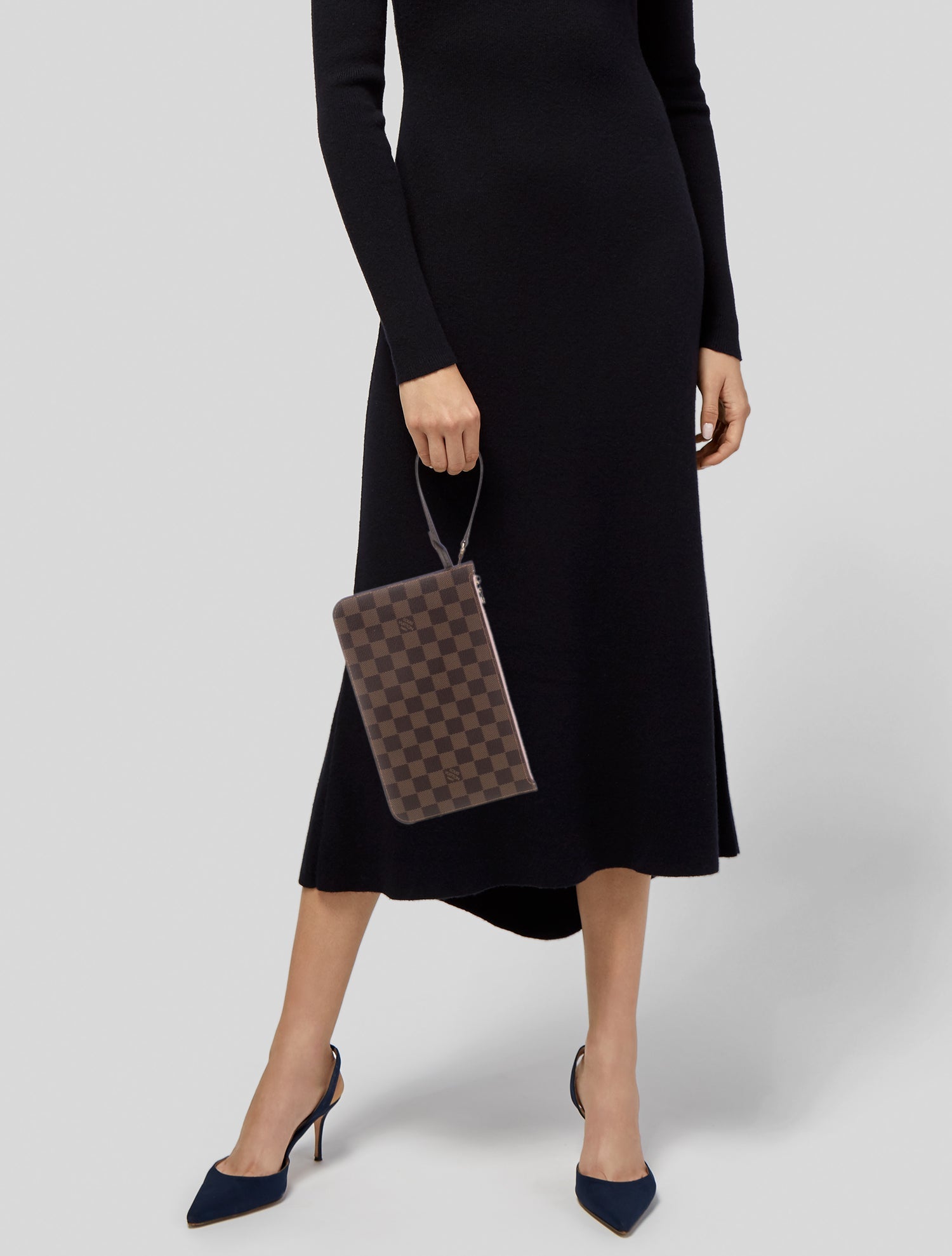 Louis Vuitton Damier Ebene Neverfull Pouch