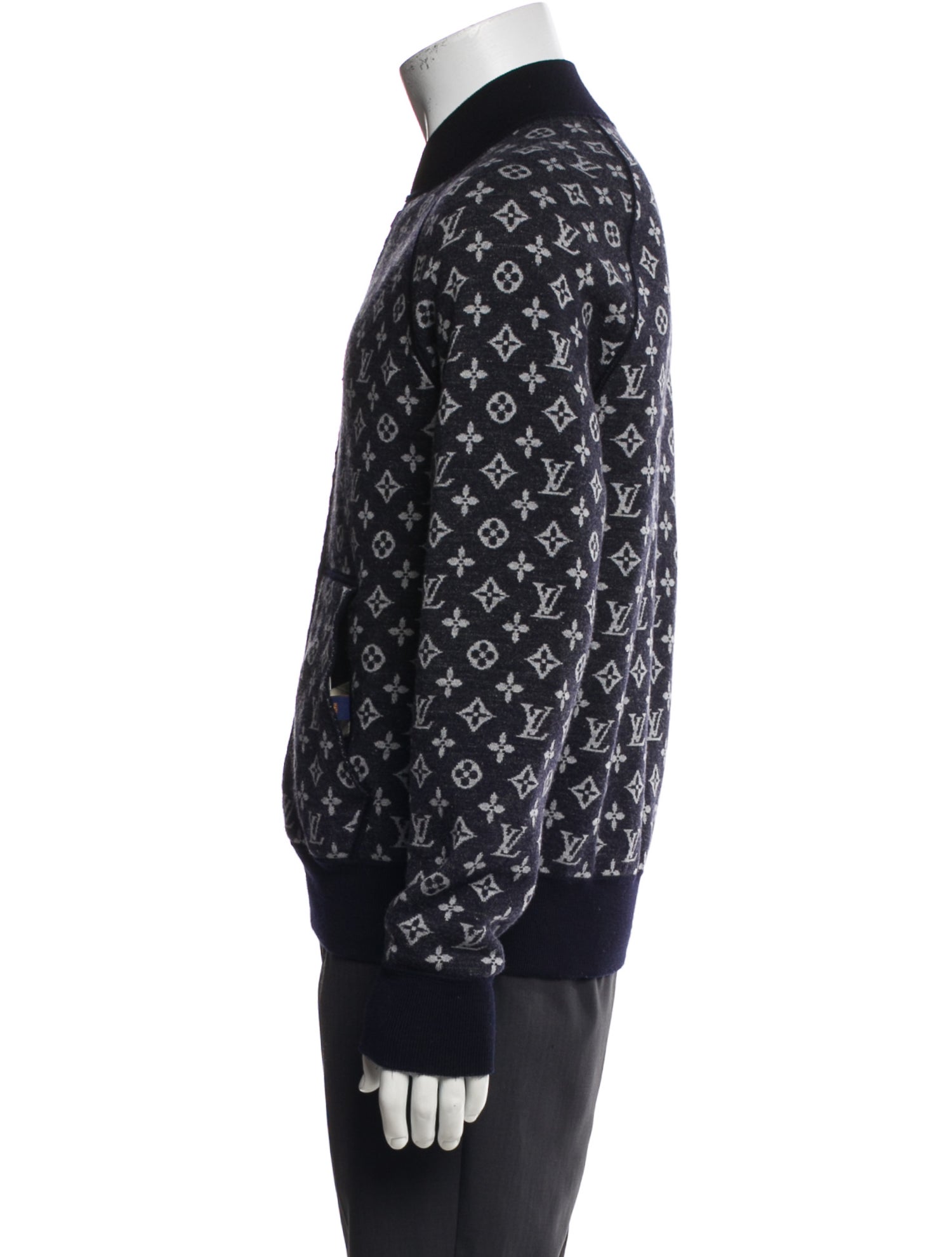 Louis Vuitton 2021 Monogram Pattern Bomber Jacket