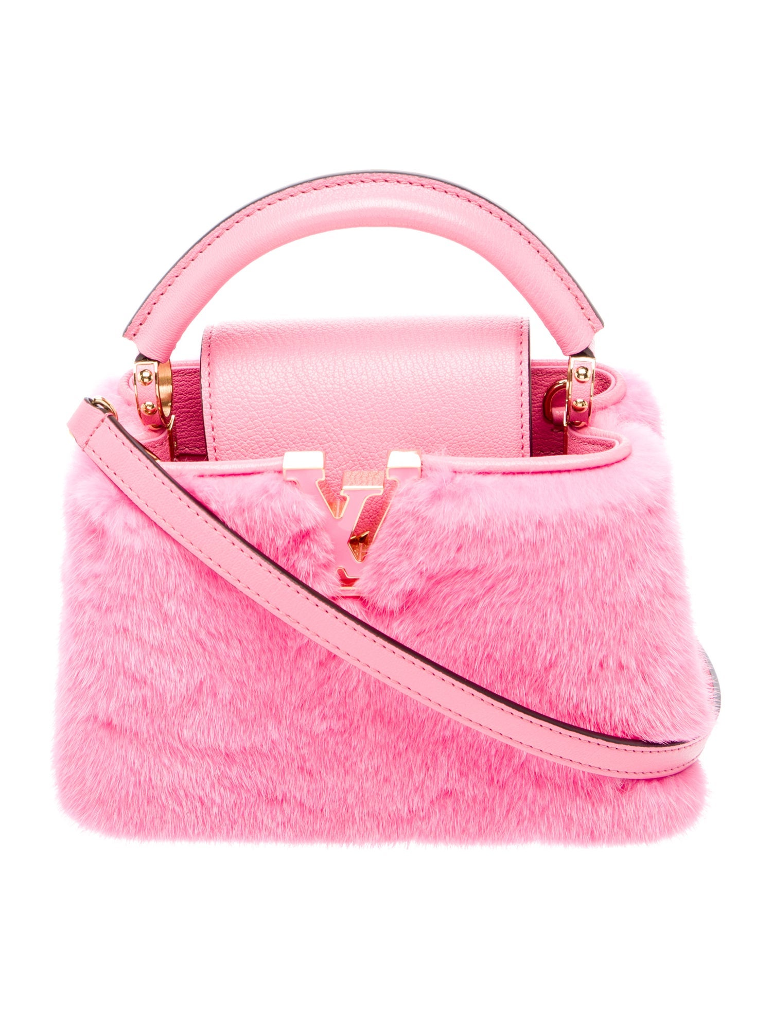 Louis Vuitton Mink Capucines Mini w/ Tags