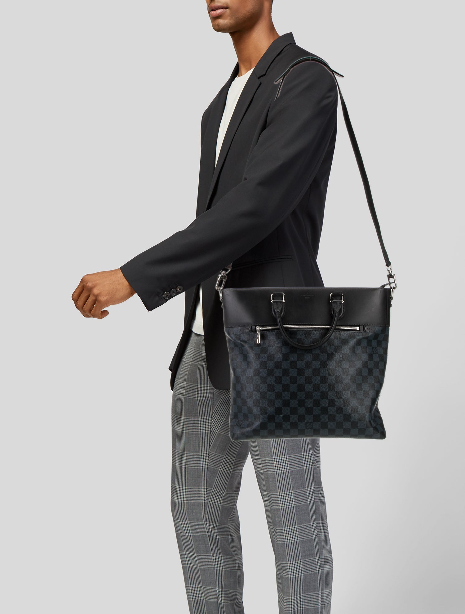 Louis Vuitton Damier Cobalt Newport Tote Bag