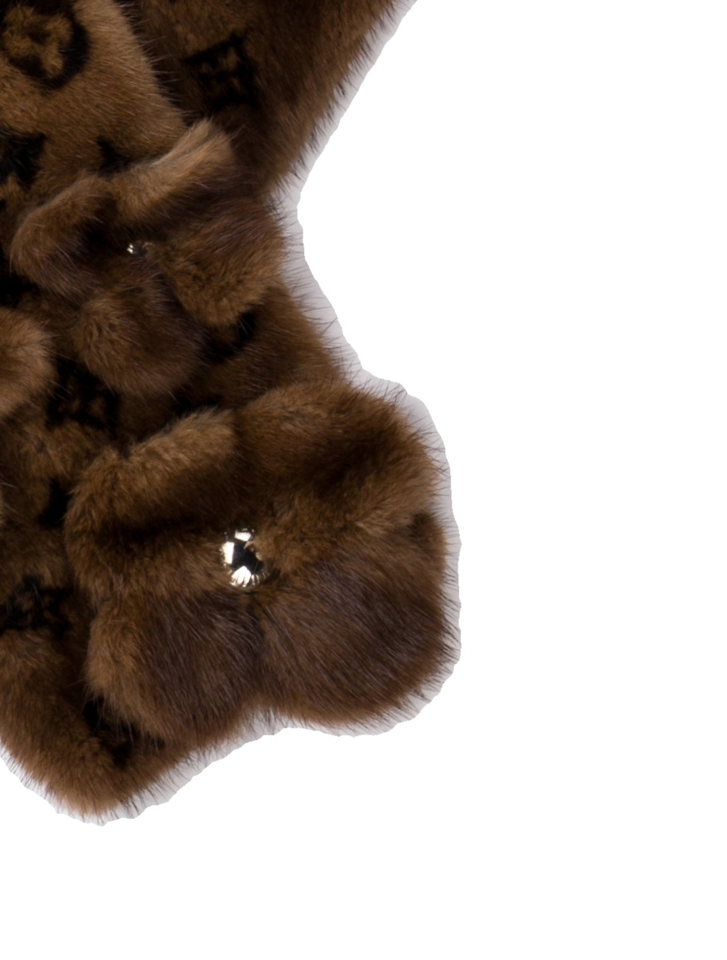 Louis Vuitton Mink LV Monogram Scarf