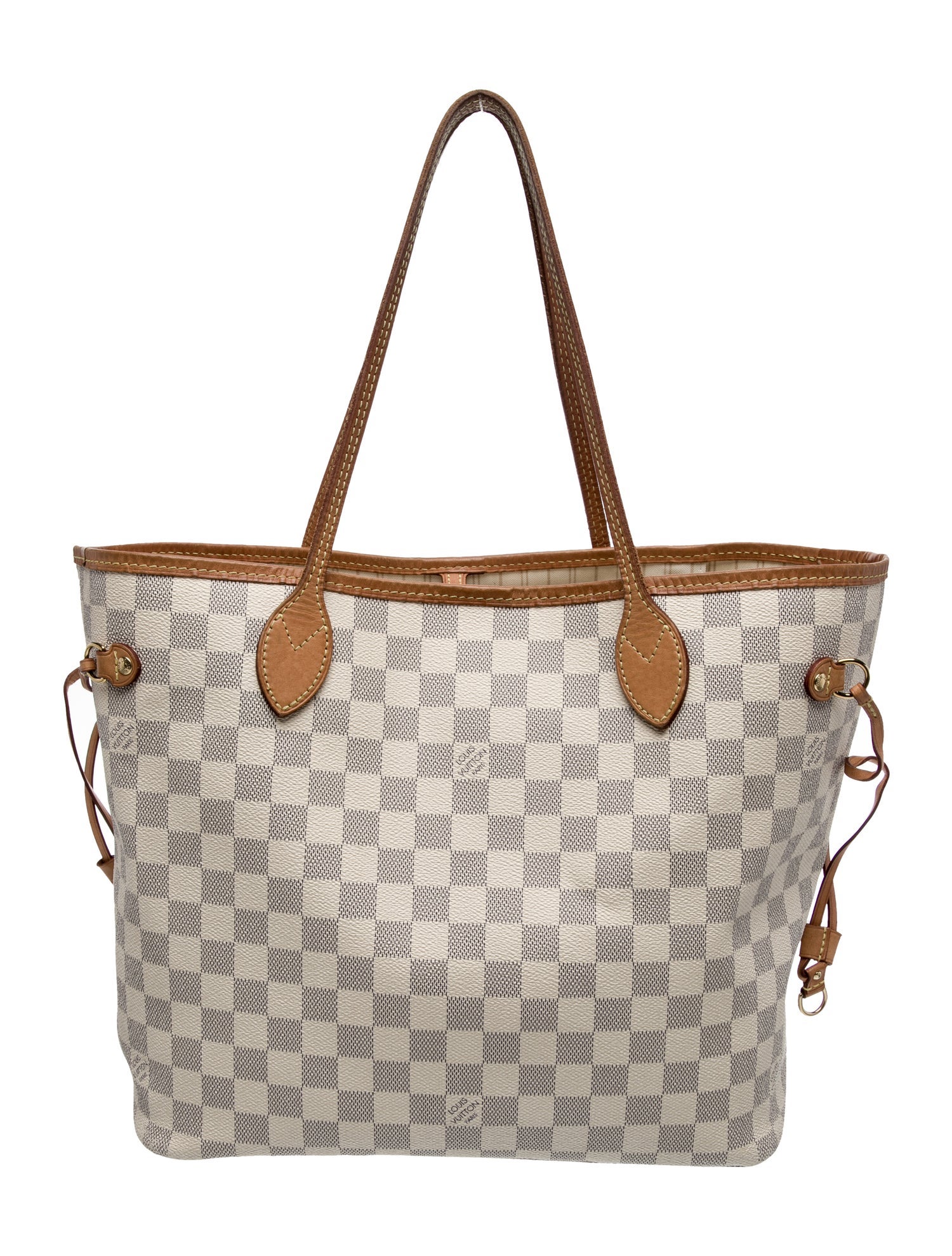 Louis Vuitton Damier Azur Neverfull w/Pouch MM