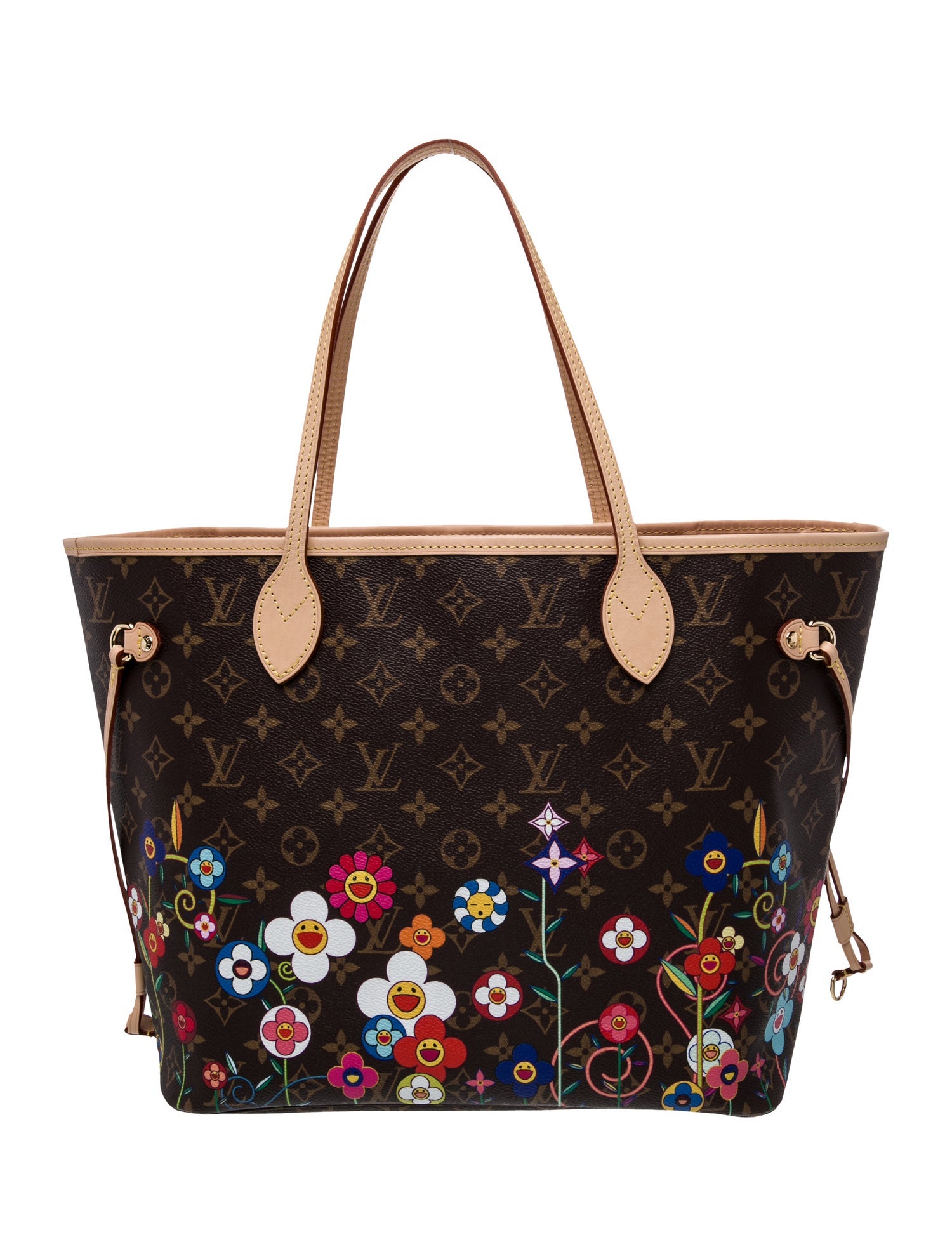 Louis Vuitton LV Monogram Flowers Neverfull w/Pouch MM 2025 w/ Tags