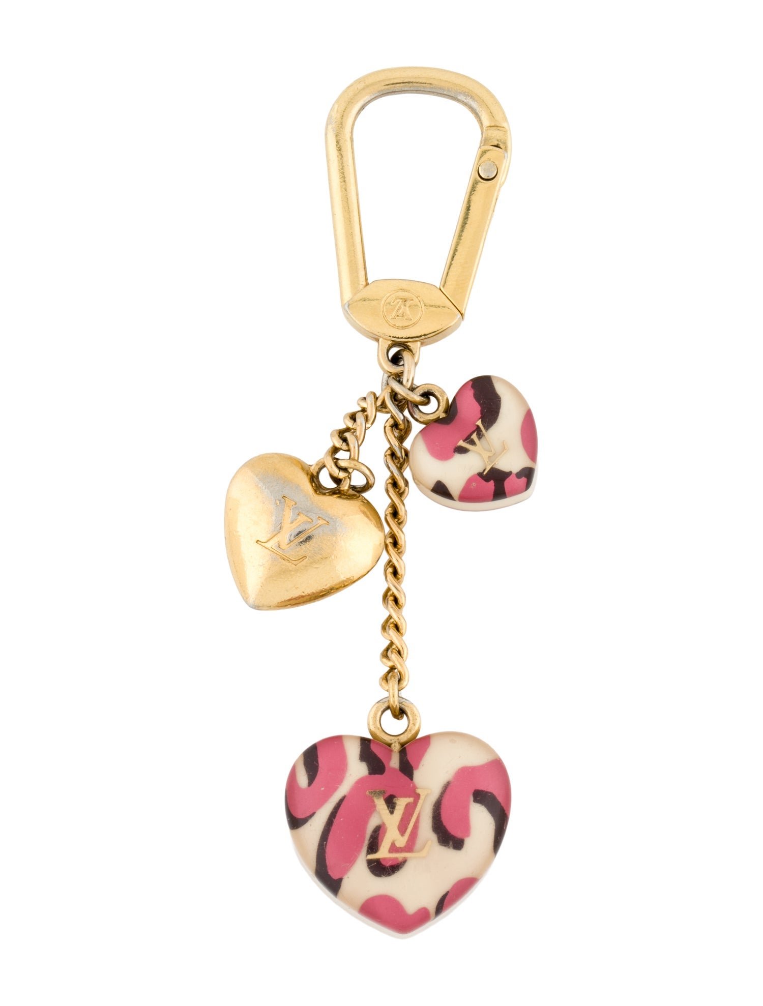 Louis Vuitton Leopard Heart Coeur Bag Charm