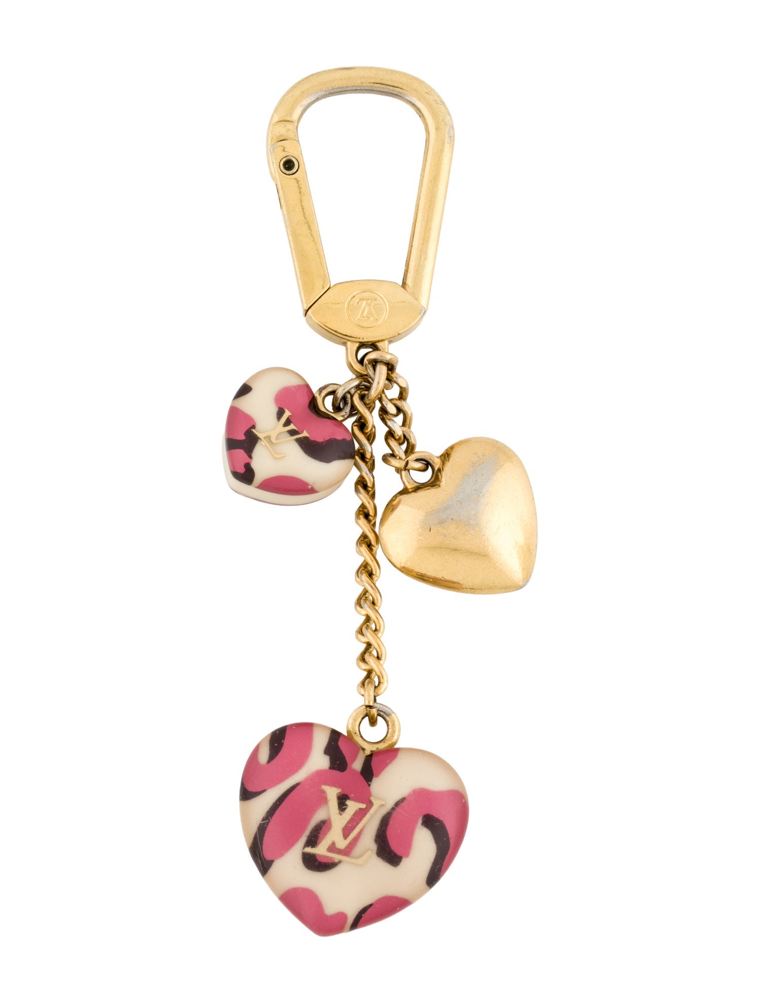 Louis Vuitton Leopard Heart Coeur Bag Charm