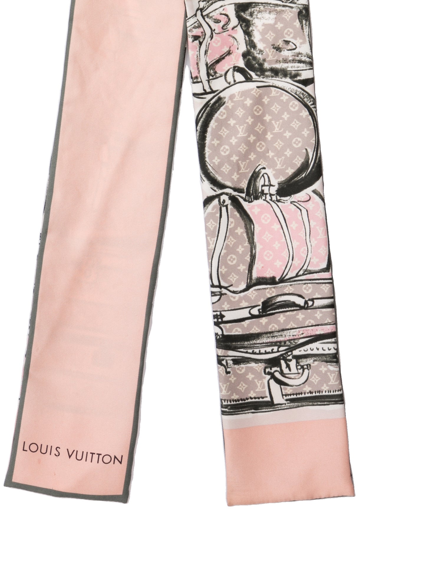 Louis Vuitton Trunks Silk Bandeau