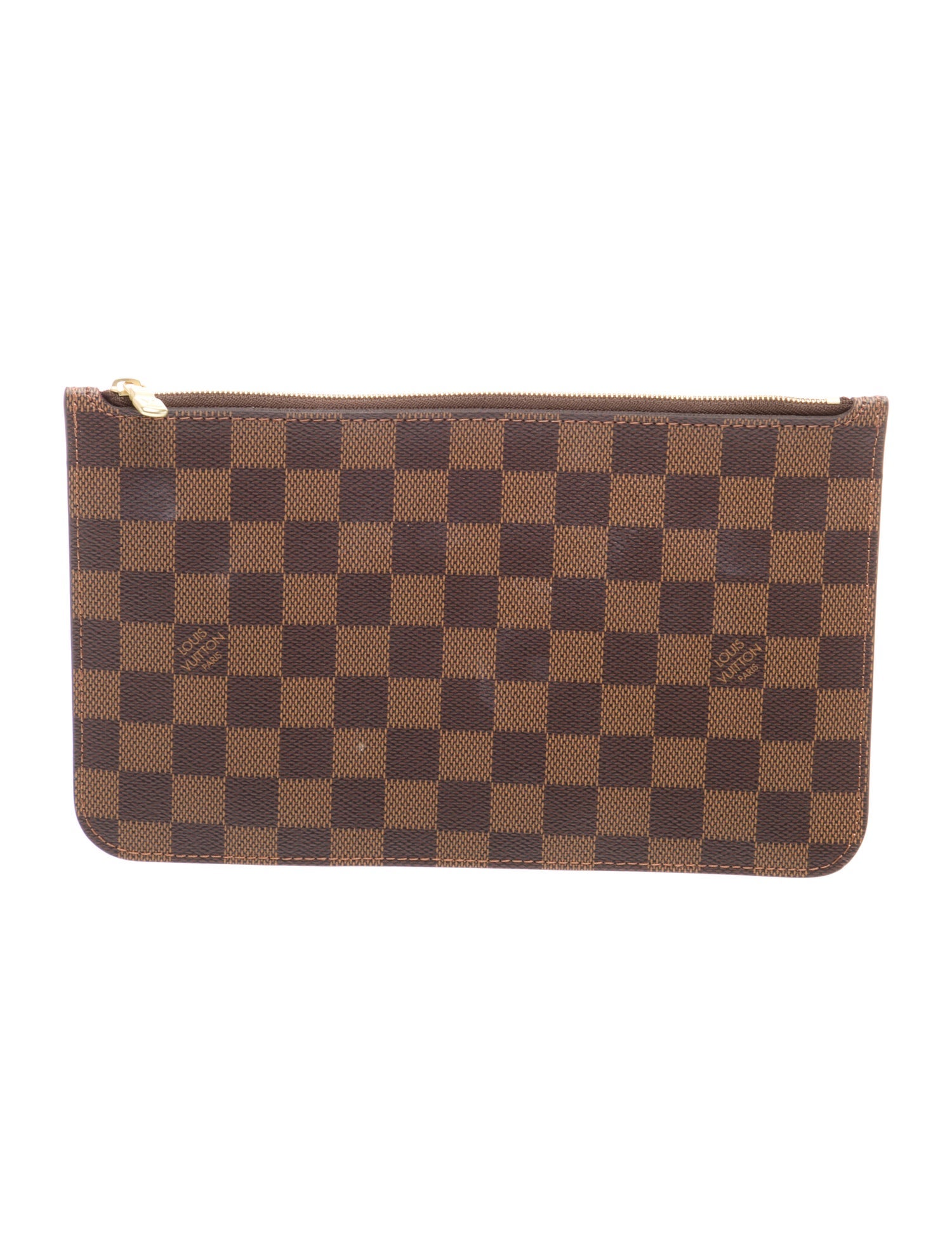 Louis Vuitton Damier Ebene Neverfull Pouch