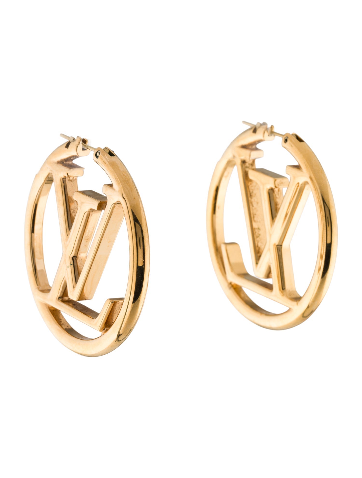 Louis Vuitton Louise Hoop GM Earrings