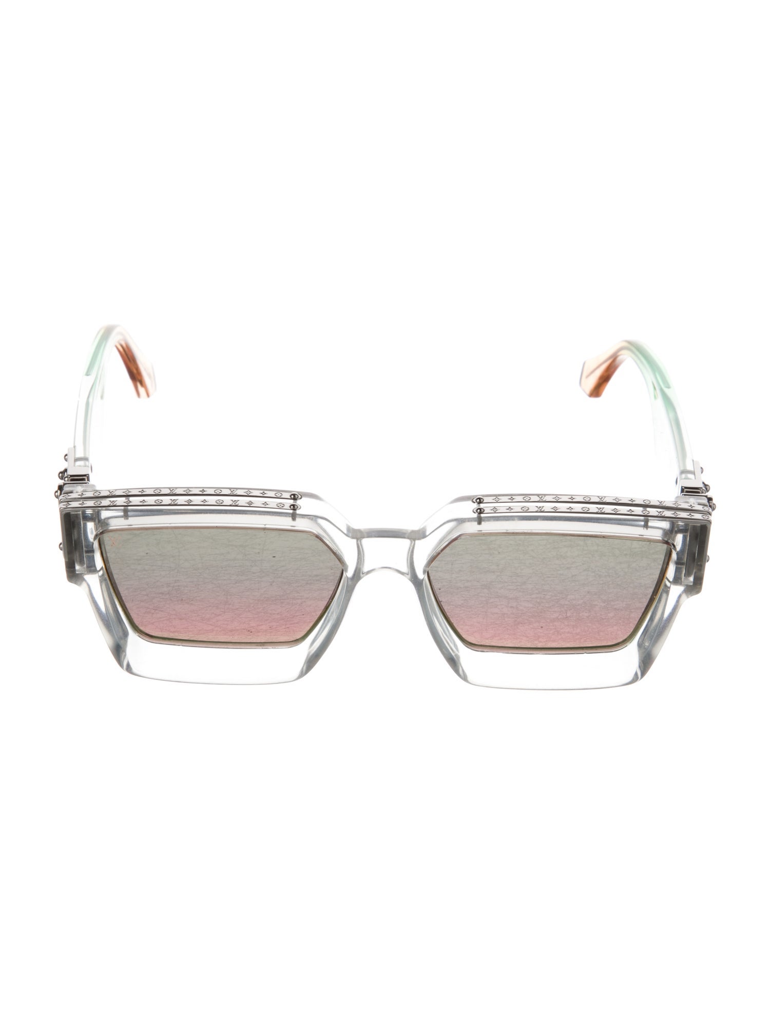 Louis Vuitton Transparent 2054 1.1 Millionaires Square Sunglasses