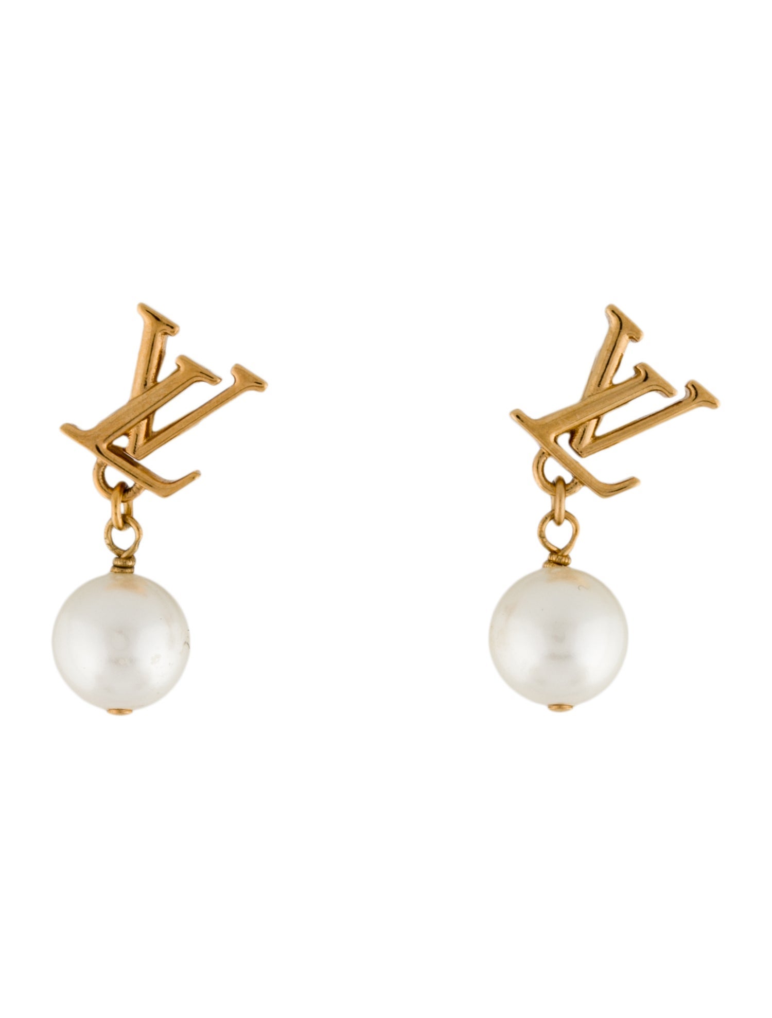 Louis Vuitton LV Iconic Louisa Drop Earrings