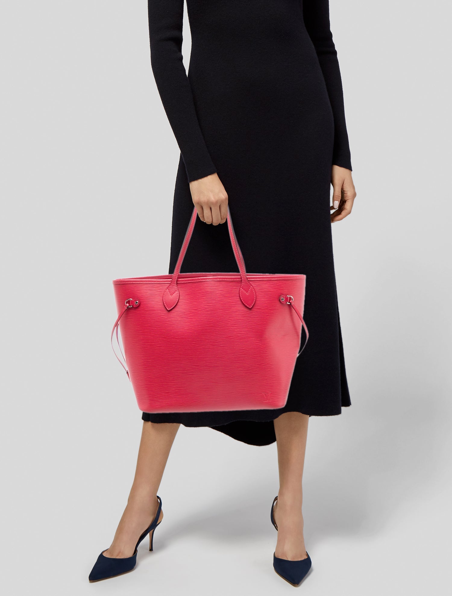 Louis Vuitton Epi Leather Neverfull w/Pouch MM