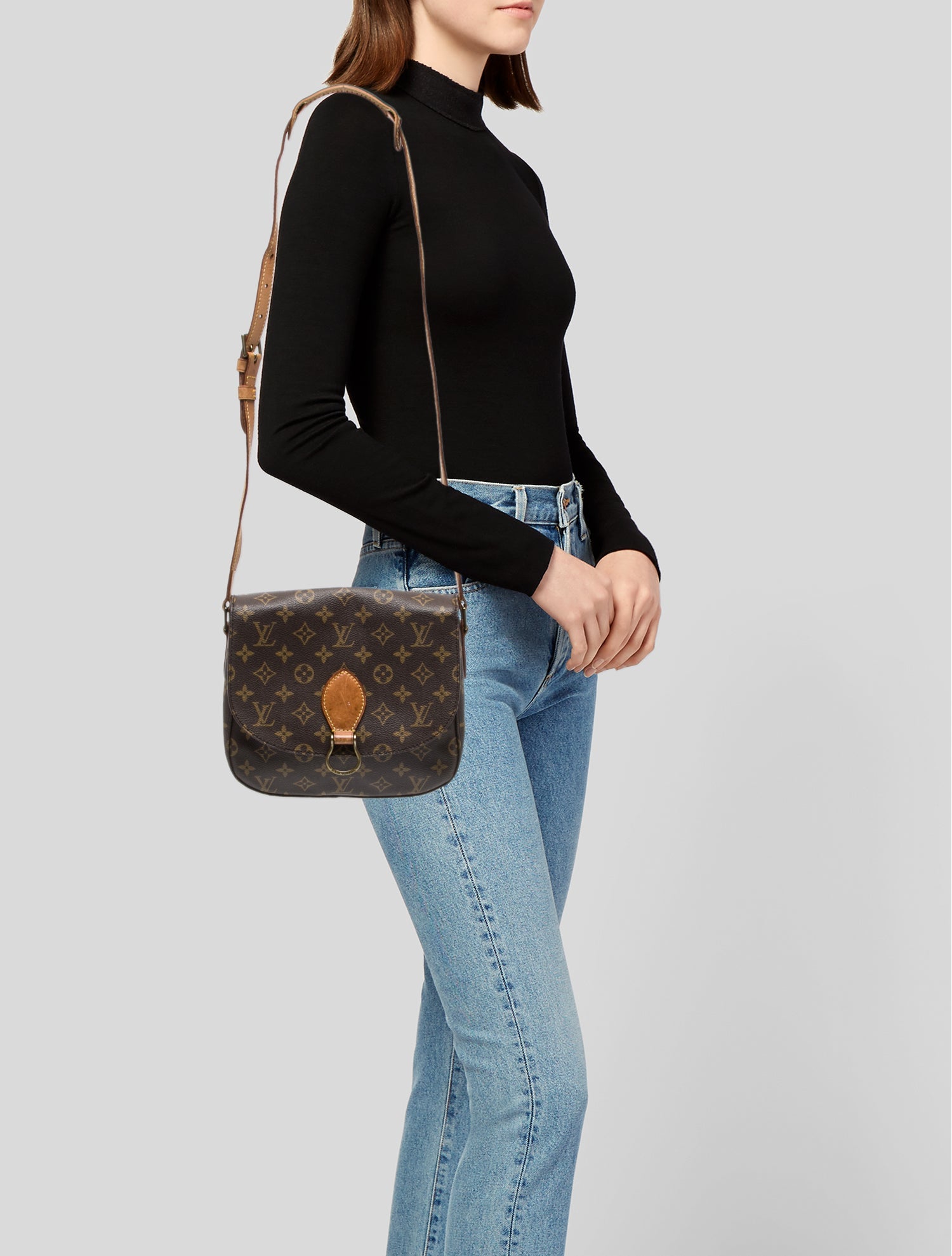 Louis Vuitton LV Monogram Saint Cloud MM Vintage