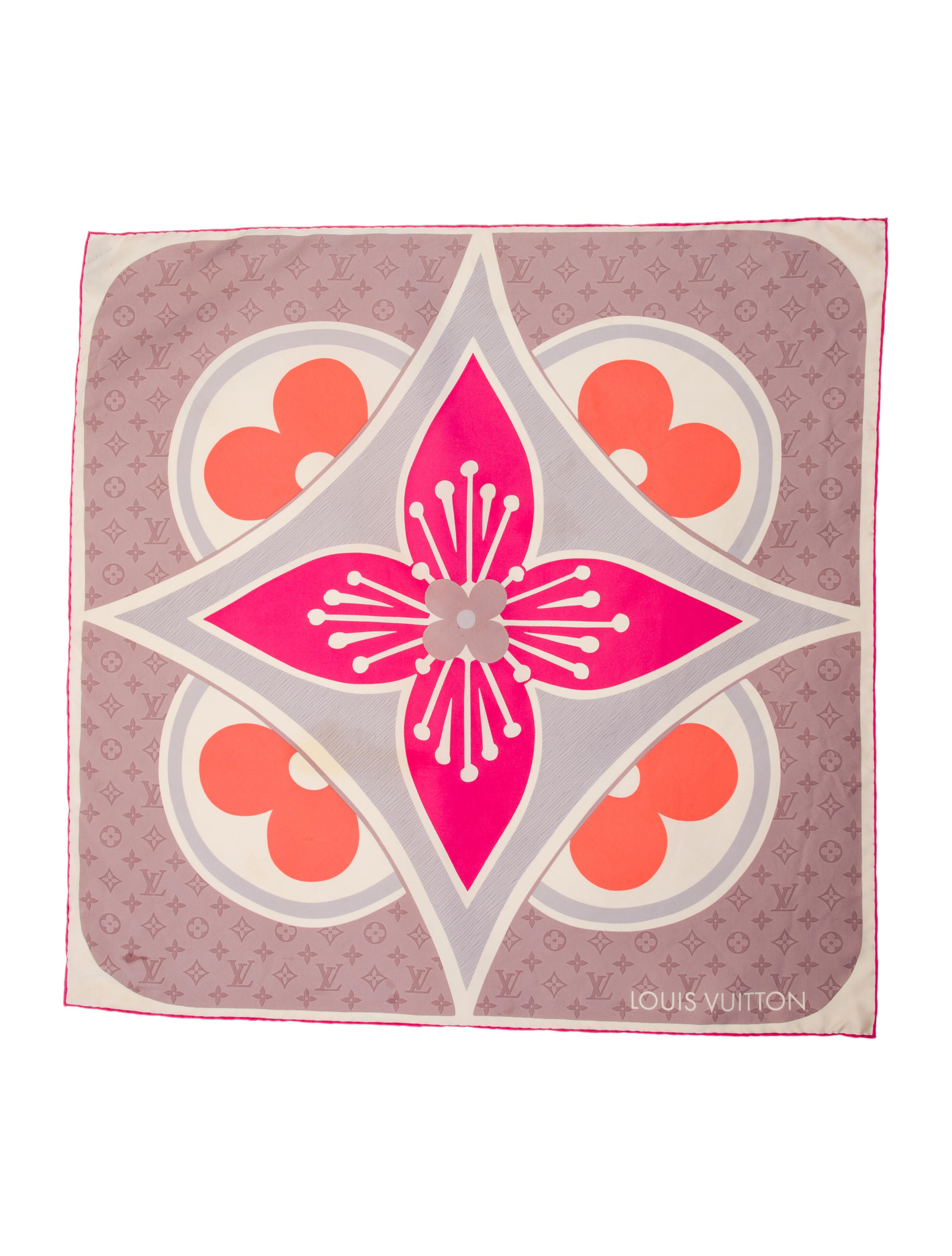 Louis Vuitton Kaleidogram Square Silk Scarf Silk Scarf