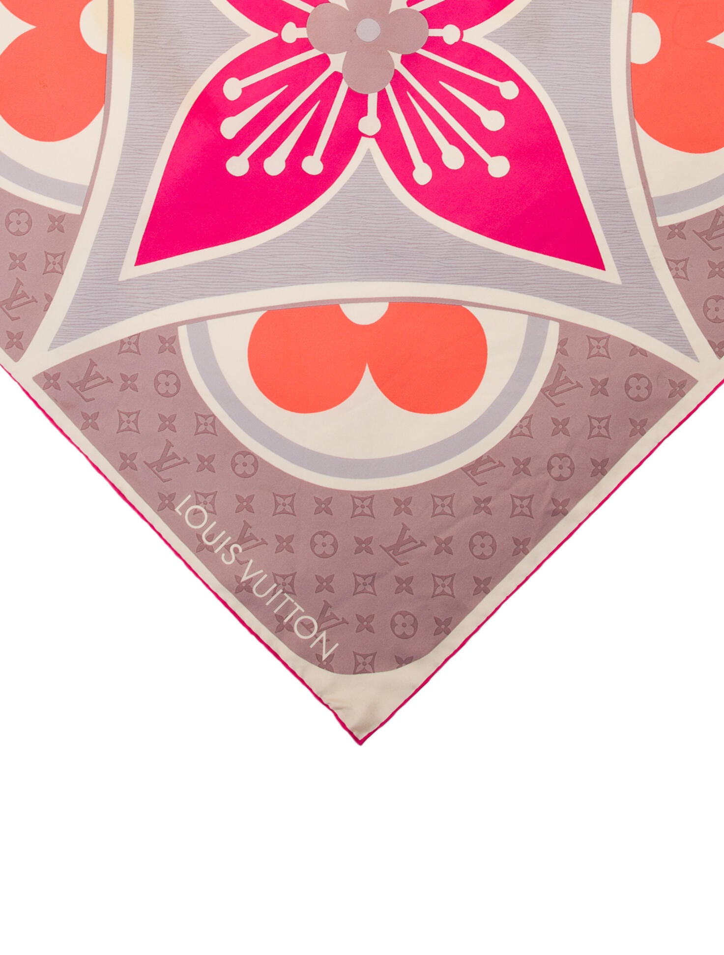 Louis Vuitton Kaleidogram Square Silk Scarf Silk Scarf