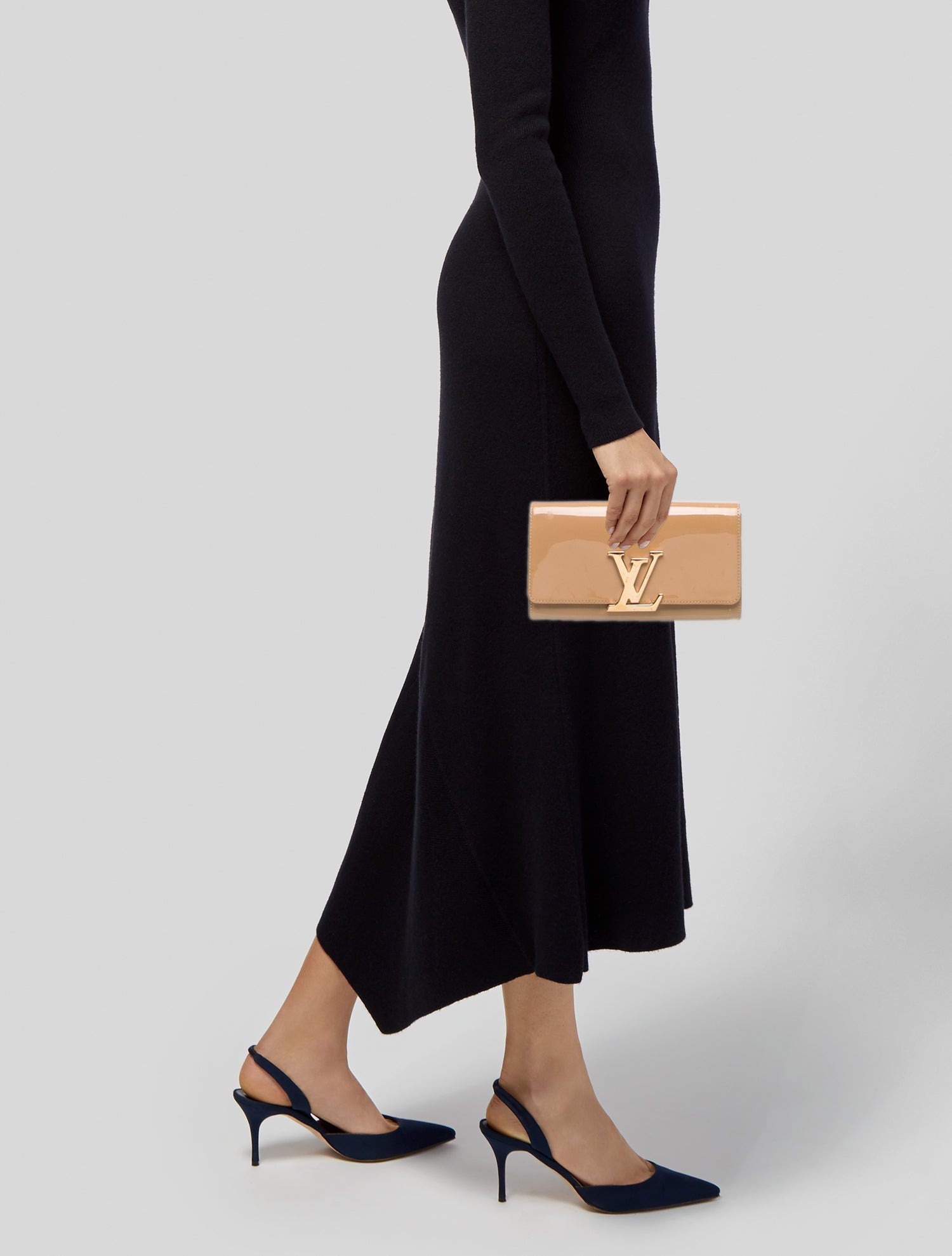 Louis Vuitton Signature Louise Clutch