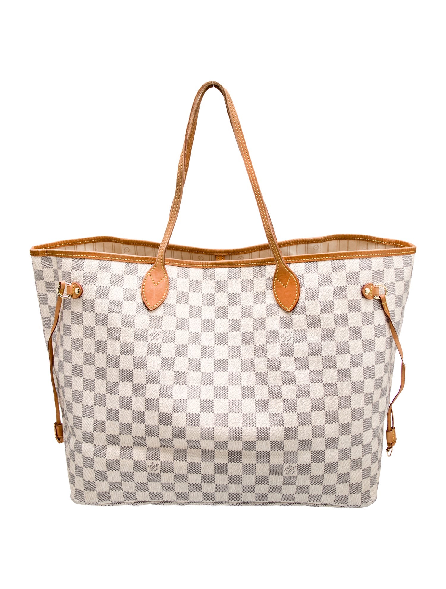 Louis Vuitton Damier Azur Neverfull w/Pouch GM
