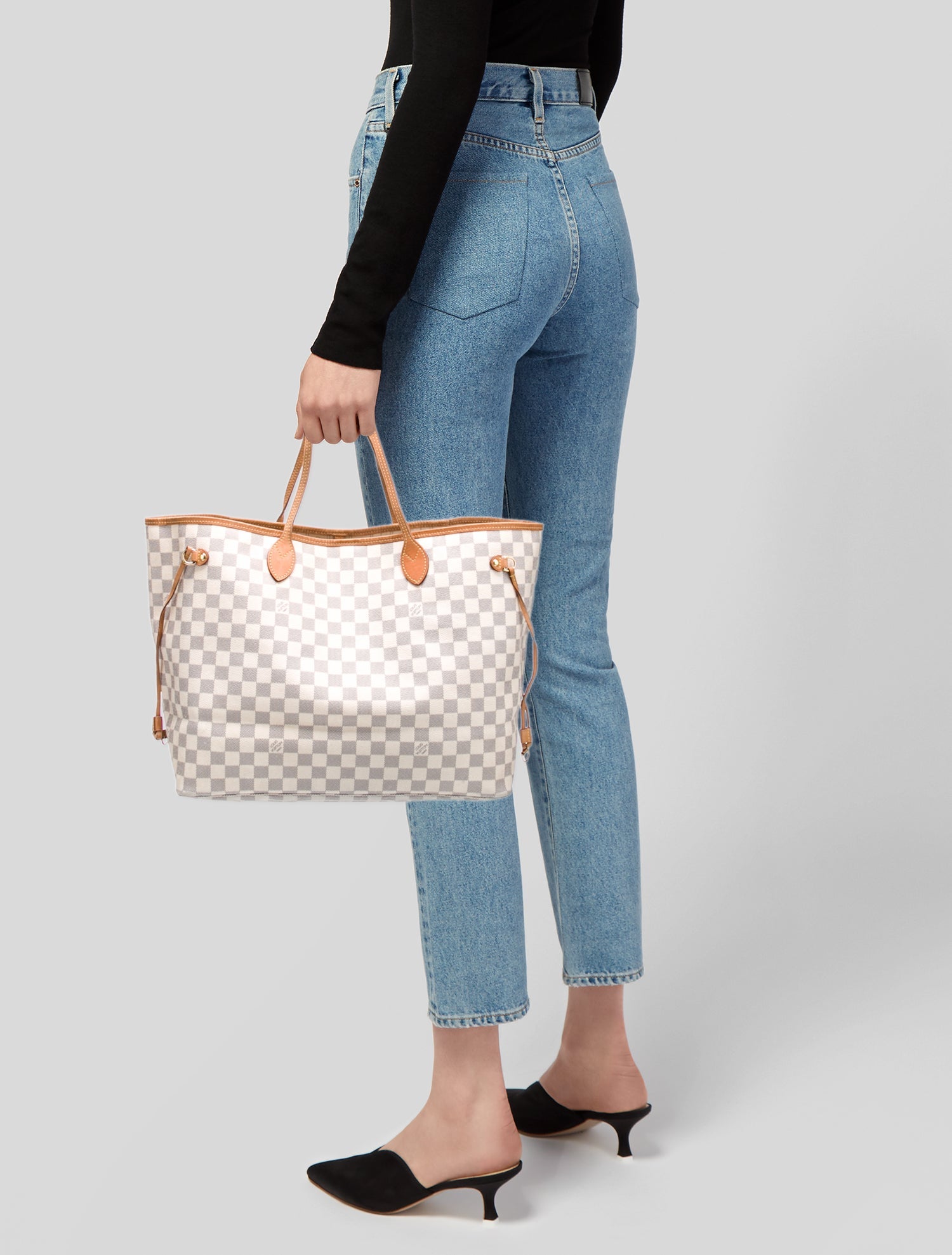 Louis Vuitton Damier Azur Neverfull w/Pouch GM