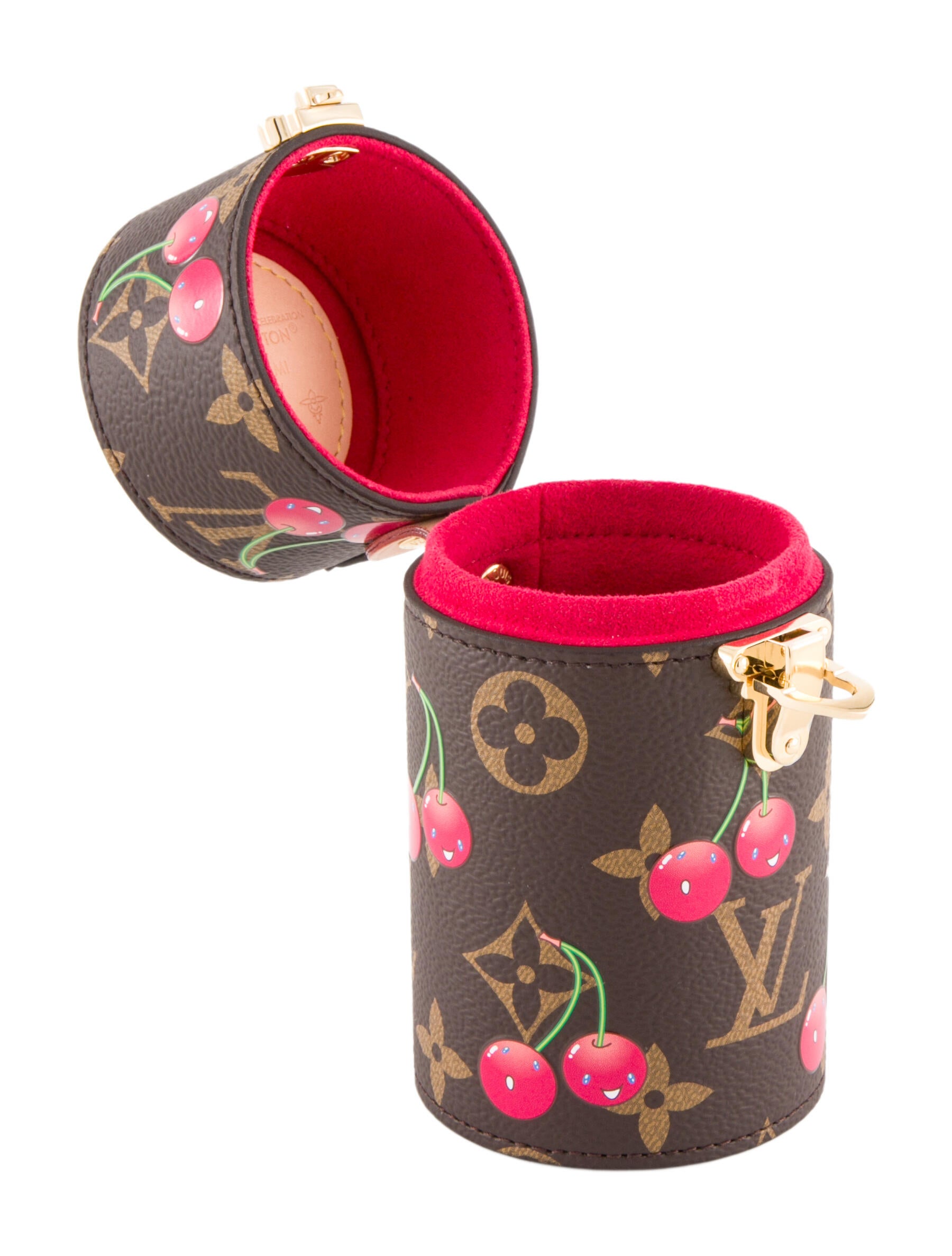 Louis Vuitton x Takashi Murakami Monogram Cerises Fragrance Case