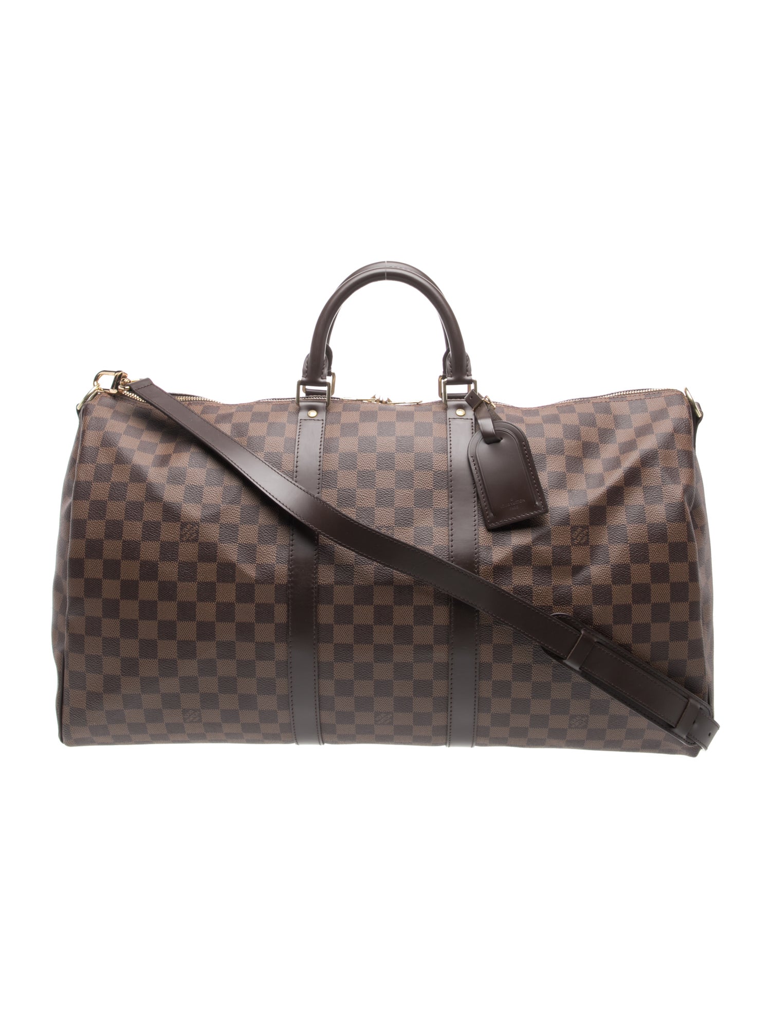 Louis Vuitton Damier Ebene Keepall Bandouliere