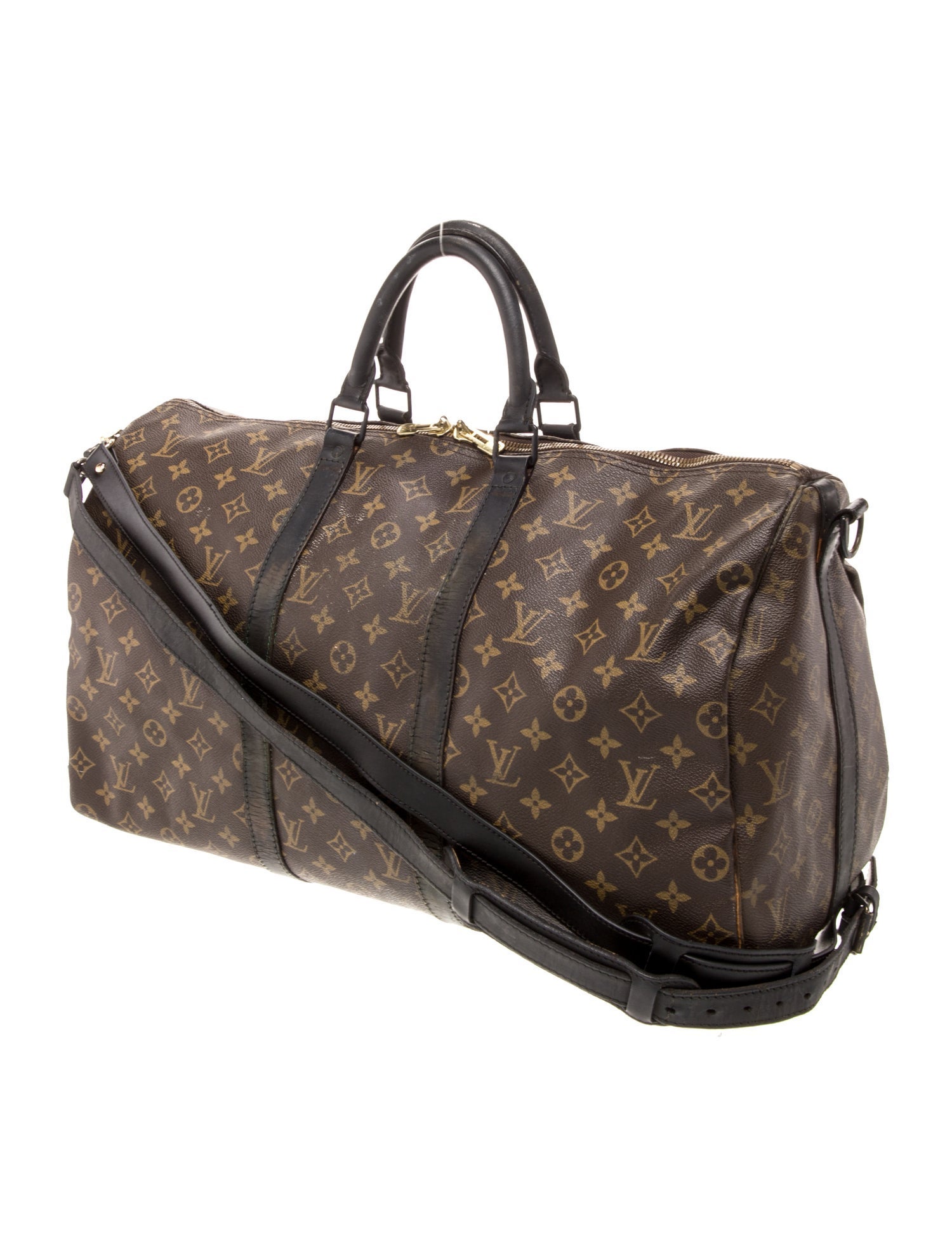 Louis Vuitton LV Monogram Keepall Bandouliere 50 Vintage
