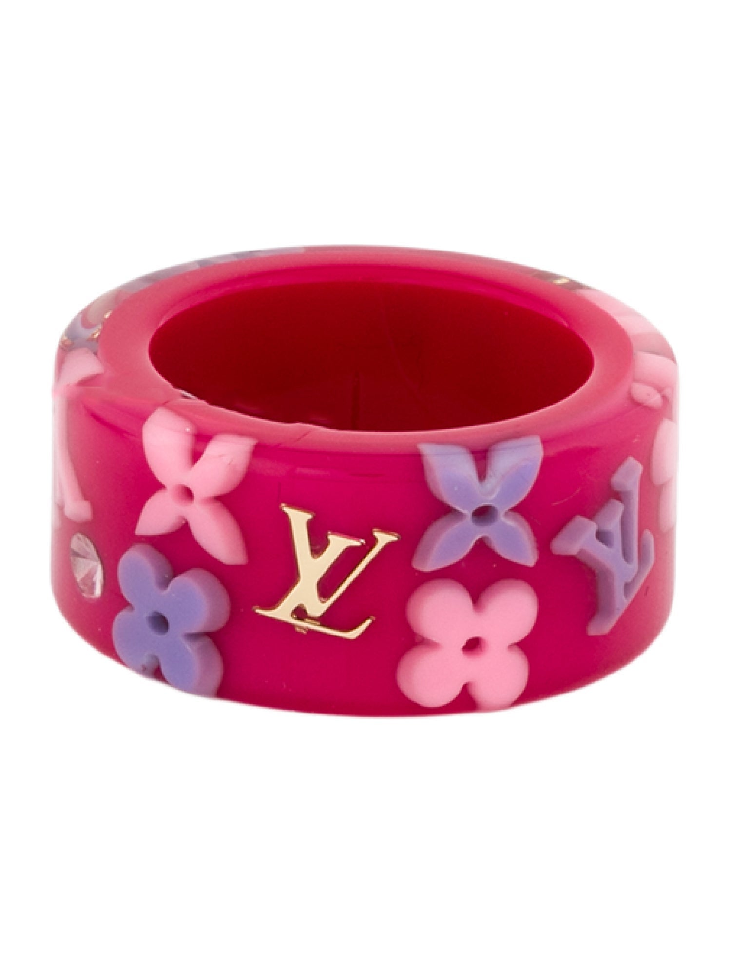 Louis Vuitton Crystal & Resin Monogram Inclusion Band