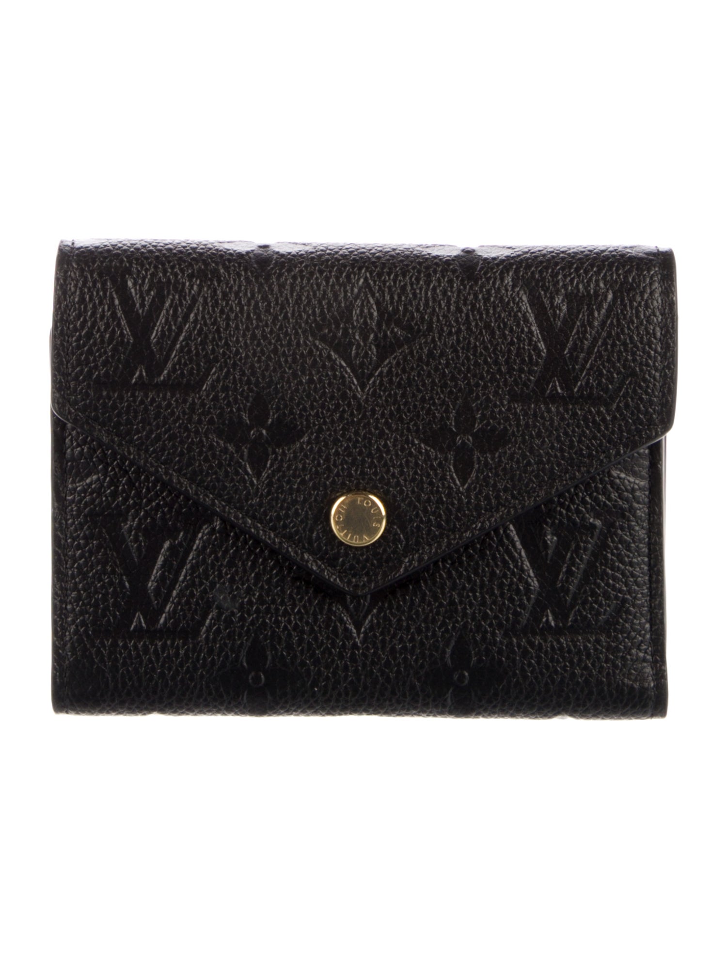 Louis Vuitton LV Monogram Empreinte Leather Victorine Wallet