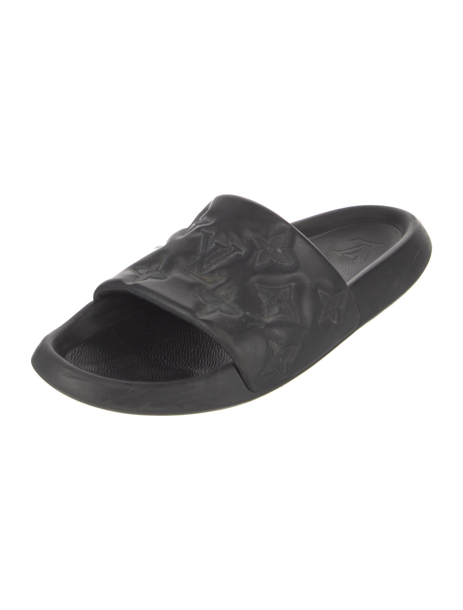 Louis Vuitton LV Monogram Rubber Slides