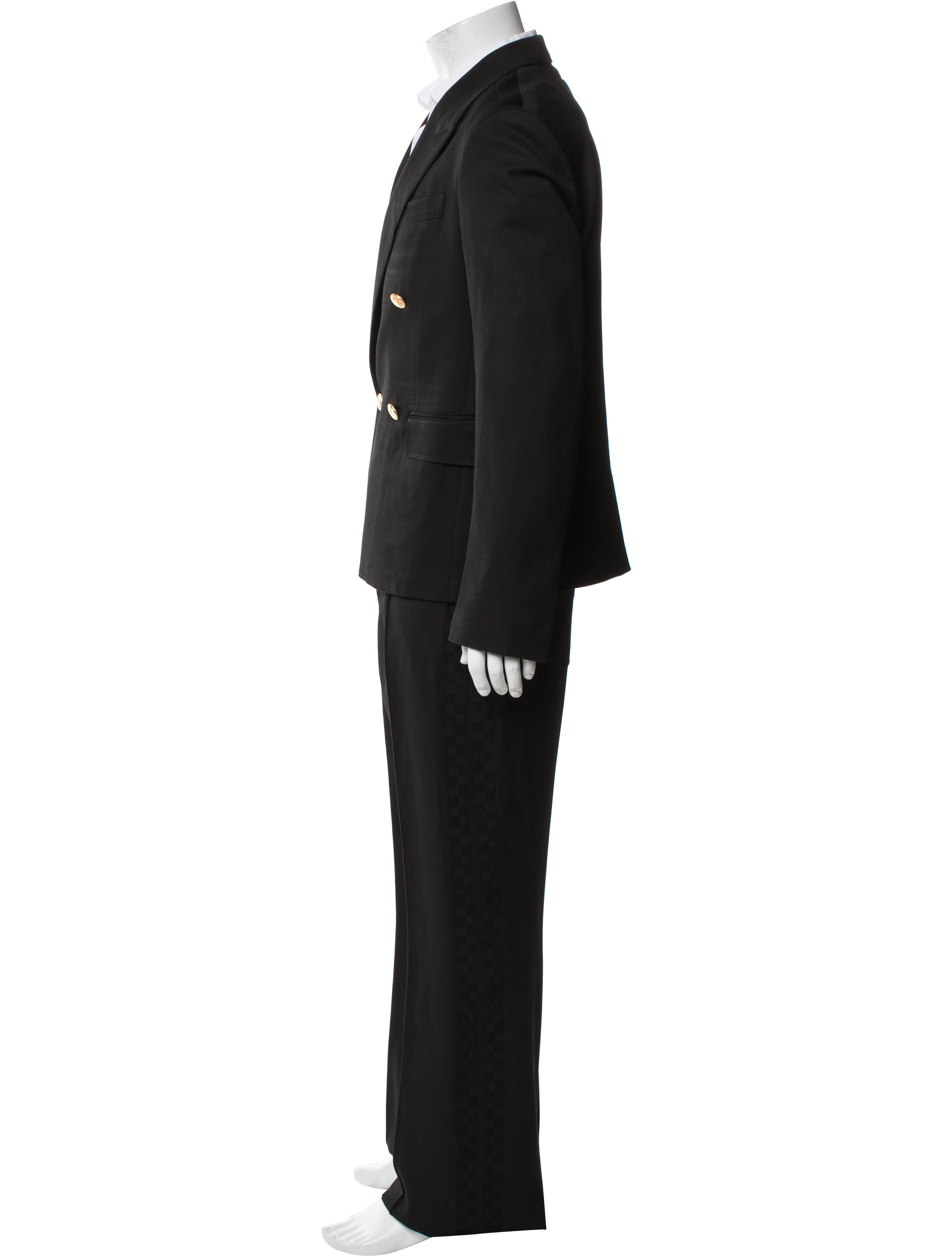 Louis Vuitton 2024 Damier Trim Two-Piece Suit