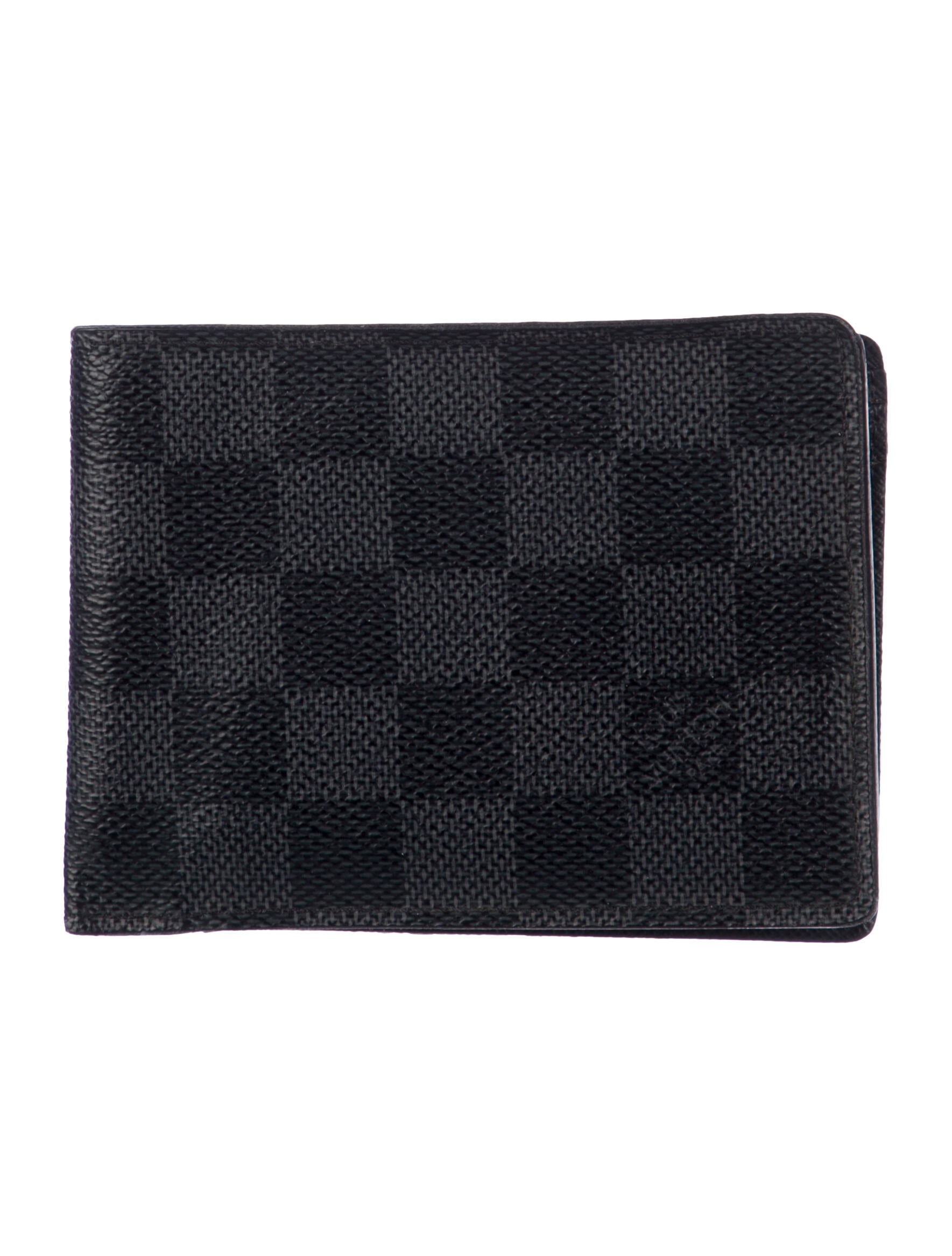Louis Vuitton Damier Graphite Pattern Coated Canvas Multiple Wallet