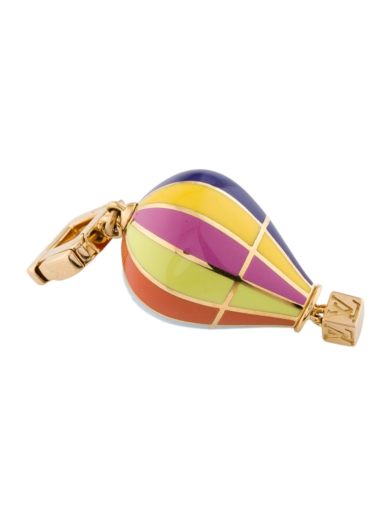 Louis Vuitton 18K Enamel Murakami Hot Air Balloon Pendant