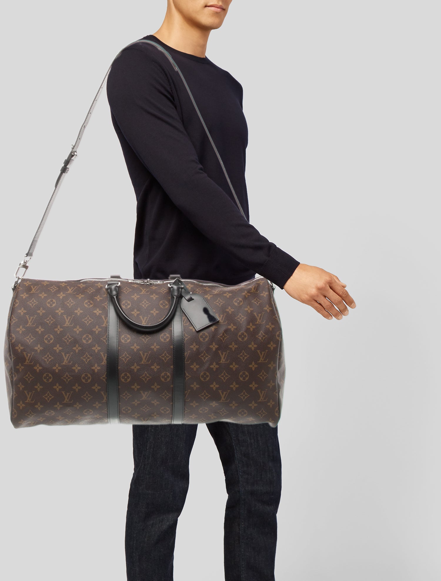Louis Vuitton Louis Vuitton Monogram Keepall 55