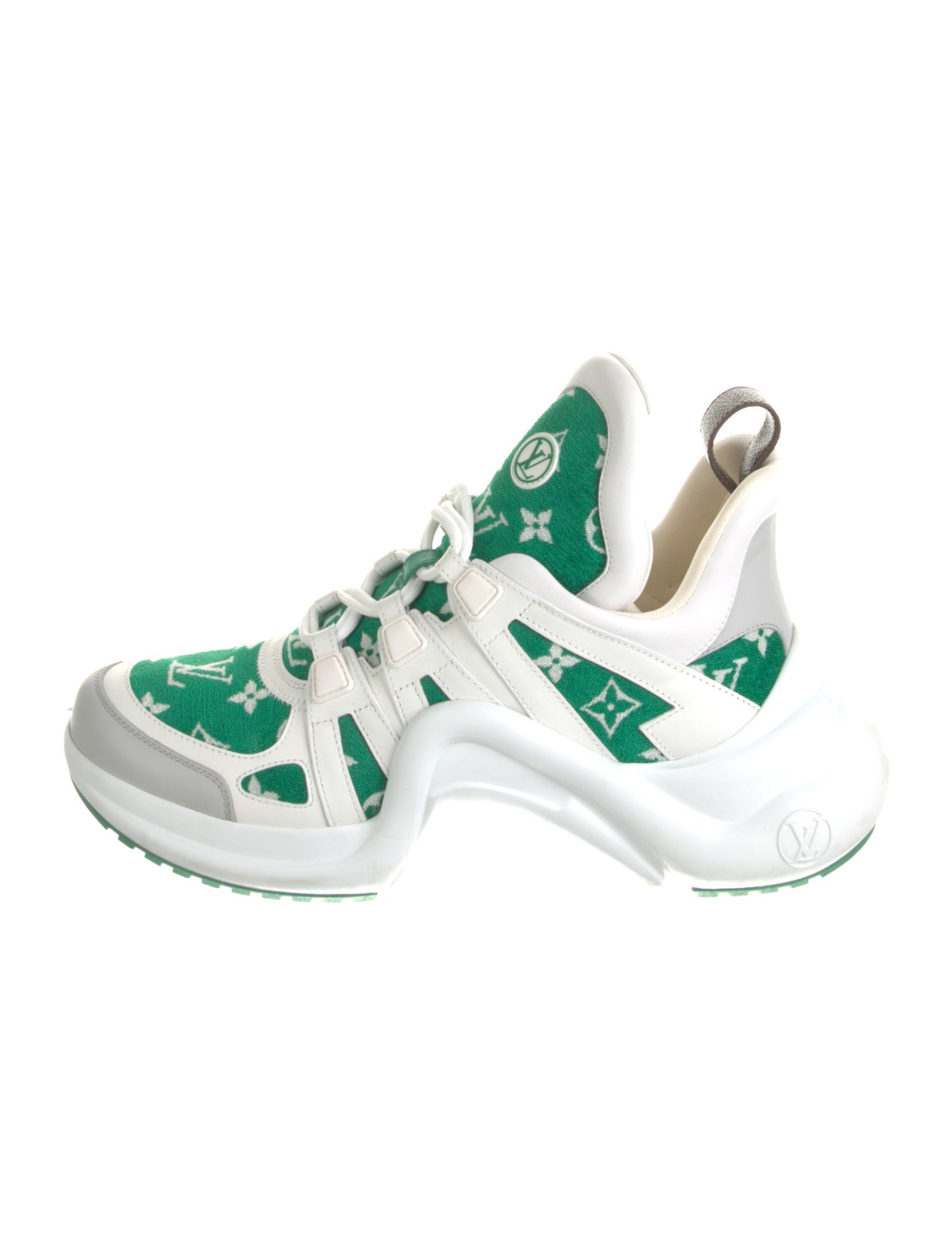 Louis Vuitton Leather Patterned Sneakers