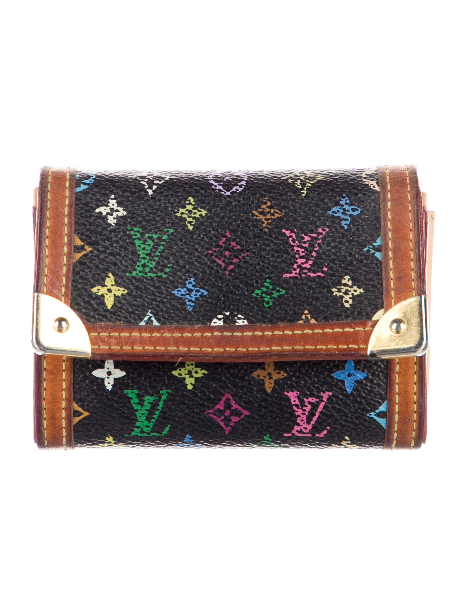 Louis Vuitton 2003 Multicolore Monogram Pattern Pochette Porte-Monnaie