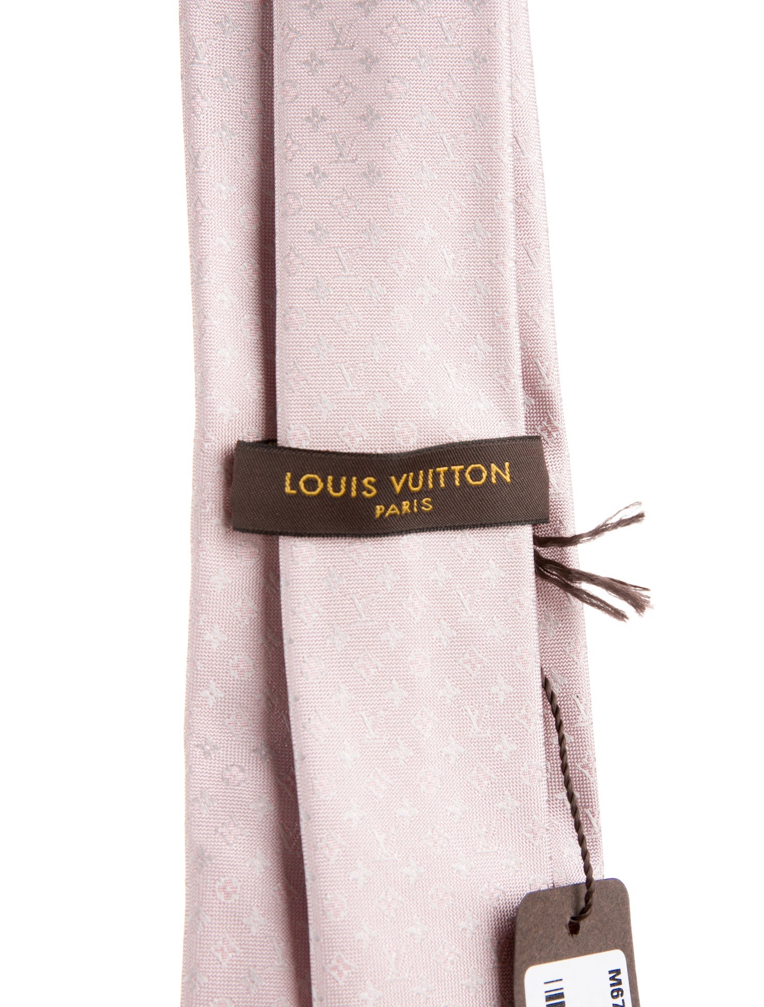 Louis Vuitton Pattern Print Silk Tie w/Tags