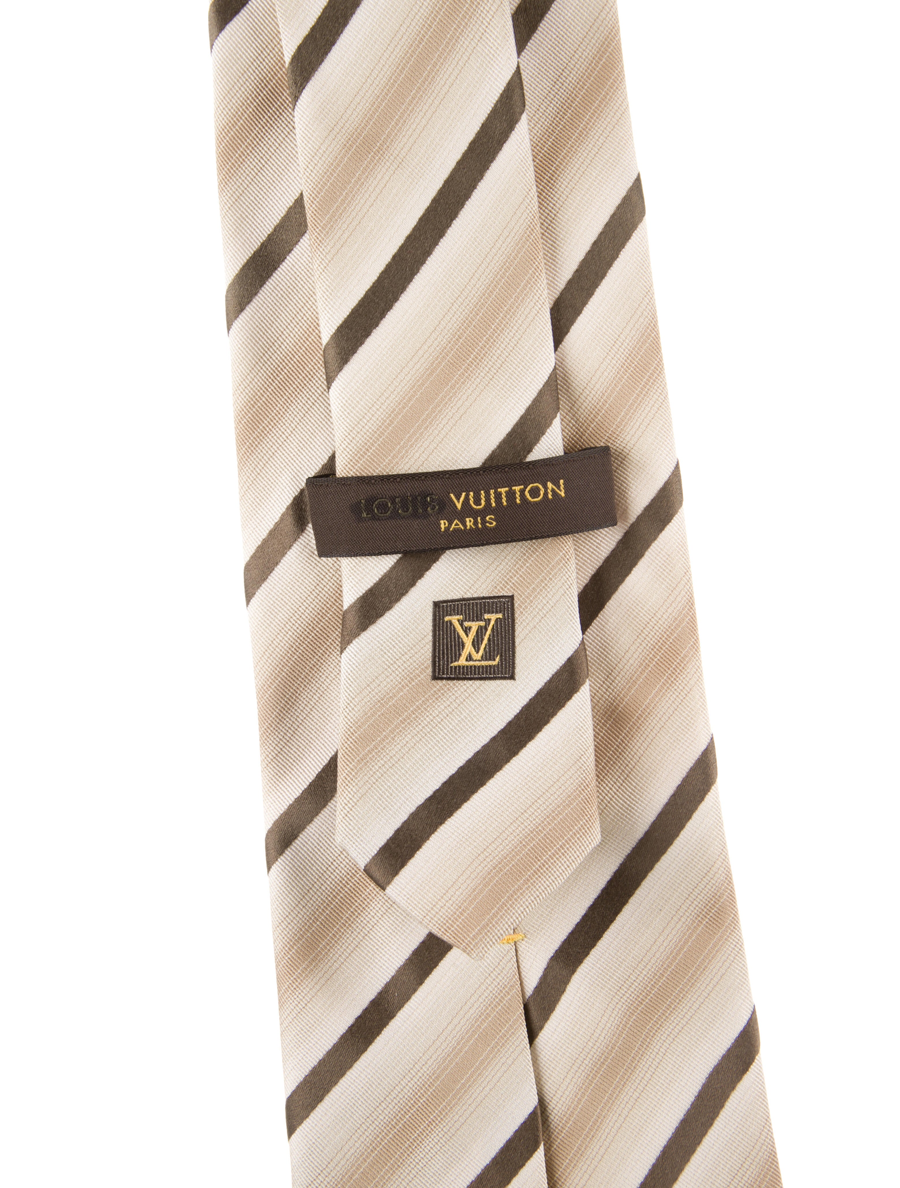 Louis Vuitton Pattern Print Silk Tie